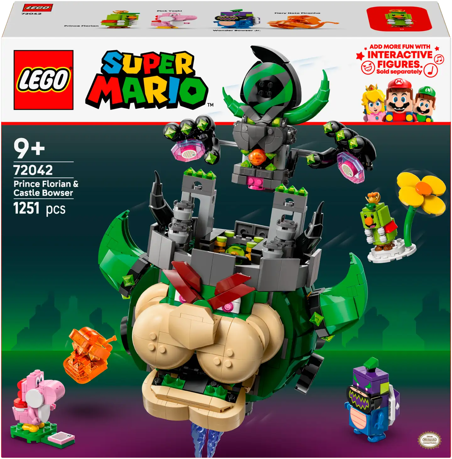 LEGO Super Mario 72042 Prince Florian ja Castle Bowser - 1