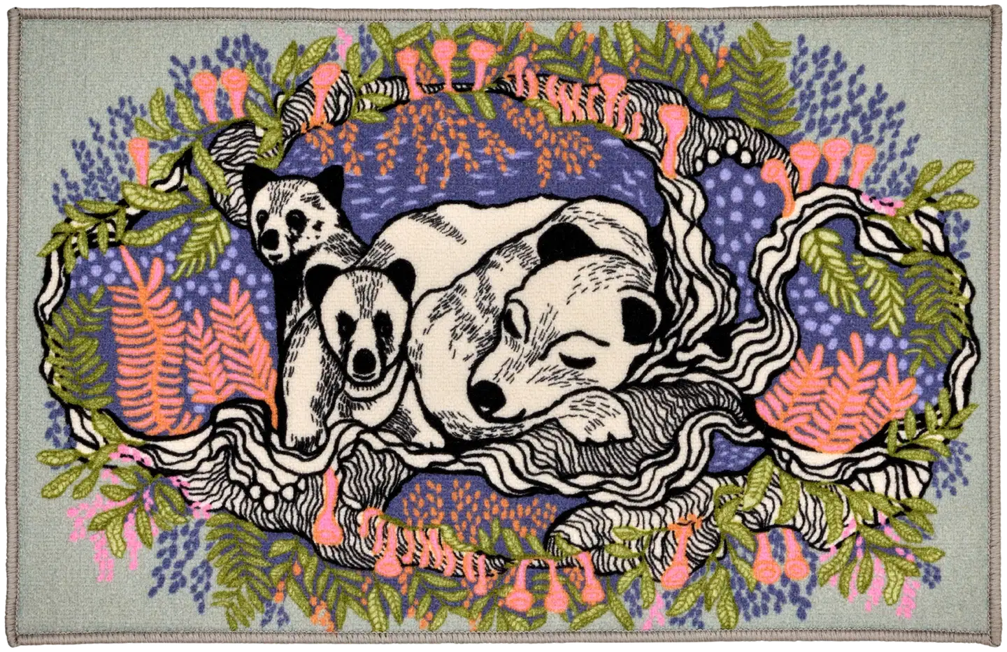 Vallila Unikeot kynnysmatto 50x80 cm multi - 1