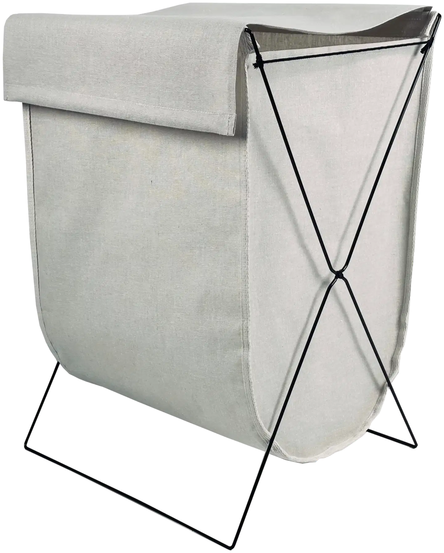 House kankainen pyykkikori metallikehyksellä