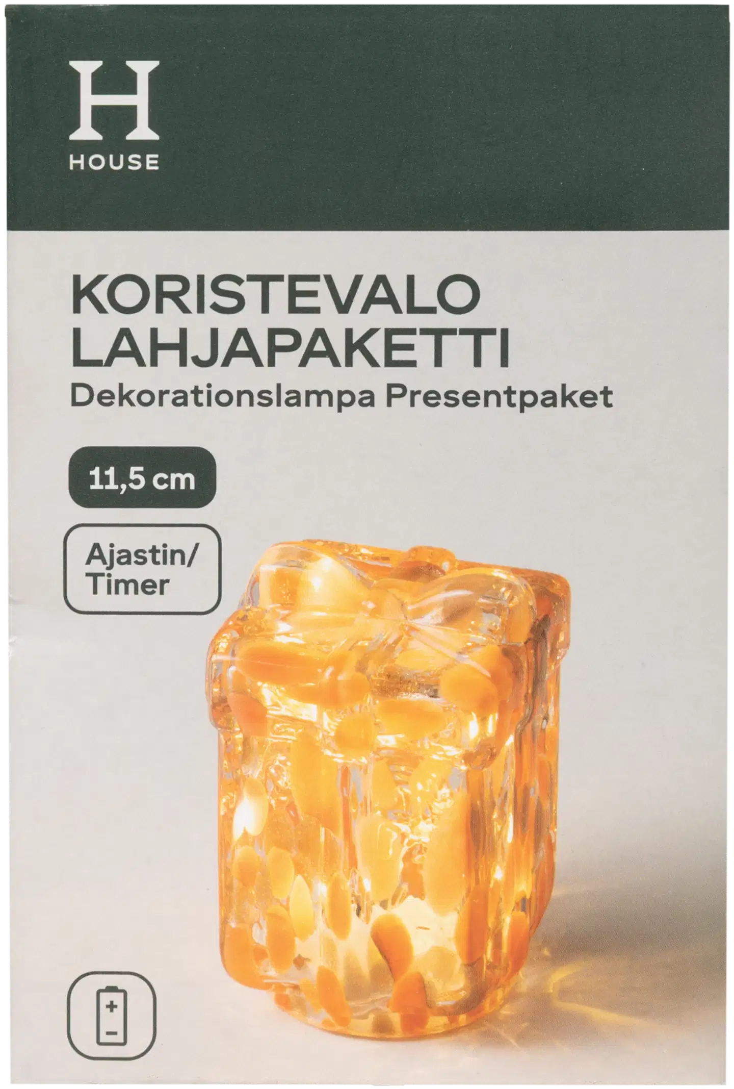 House koristevalo Lahjapaketti 11,5 cm - 1