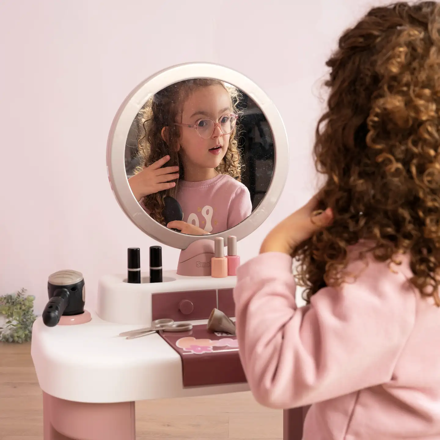 Smoby My Beauty Dressing Table, kampauspöytä kauneusleikkeihin - 10