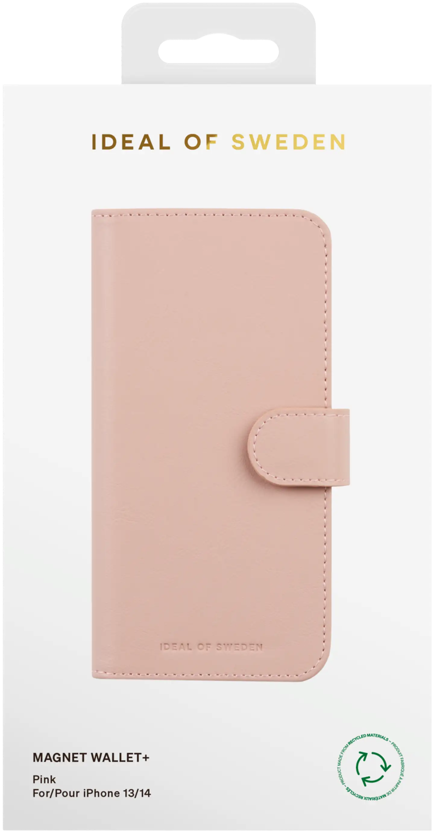 Ideal Of Sweden Magnet Wallet+ suojakotelo iPhone 13 / 14 / 16e pinkki - 5