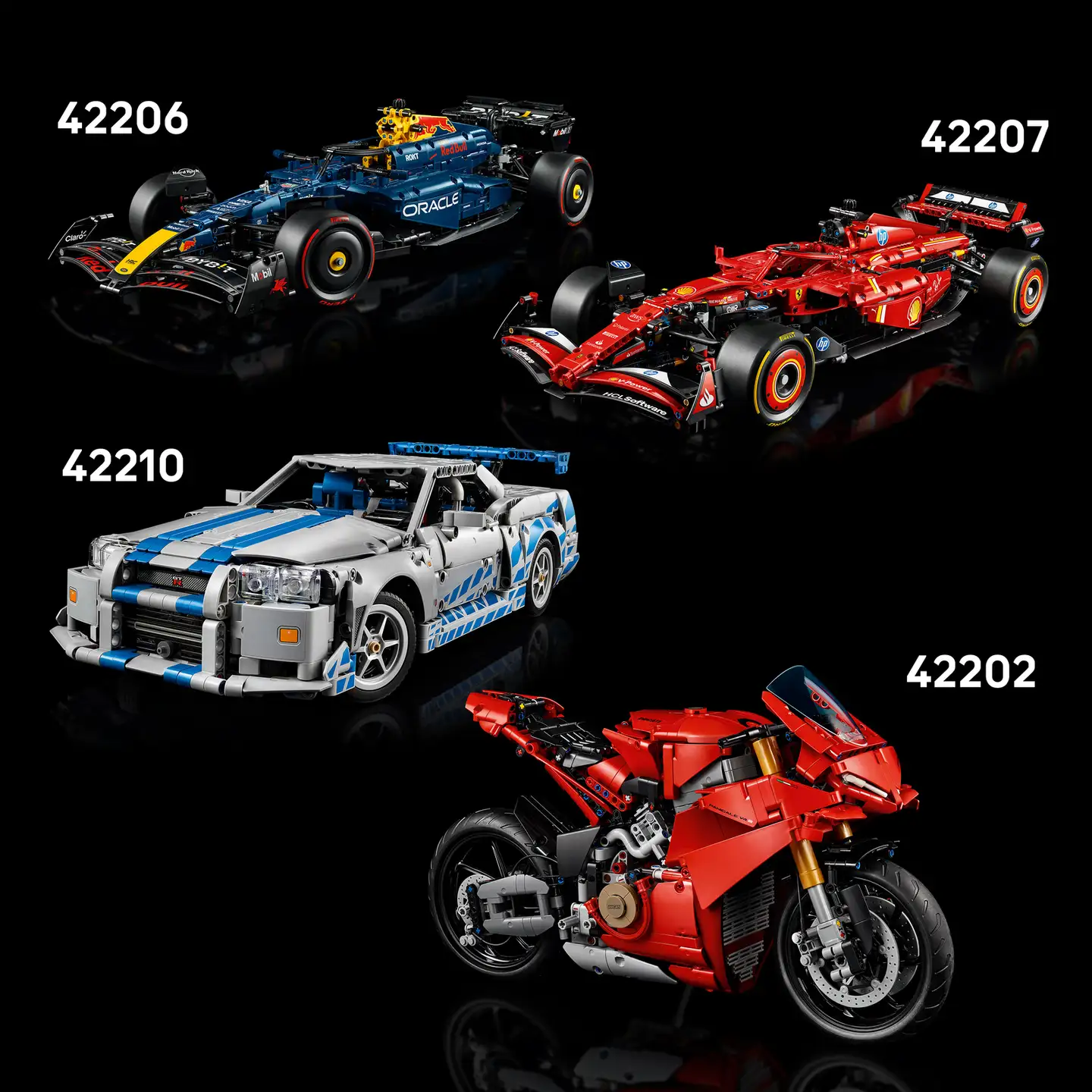 LEGO® Technic 42223 1966 Ford GT40 MKII ‑kilpa-auto - 11