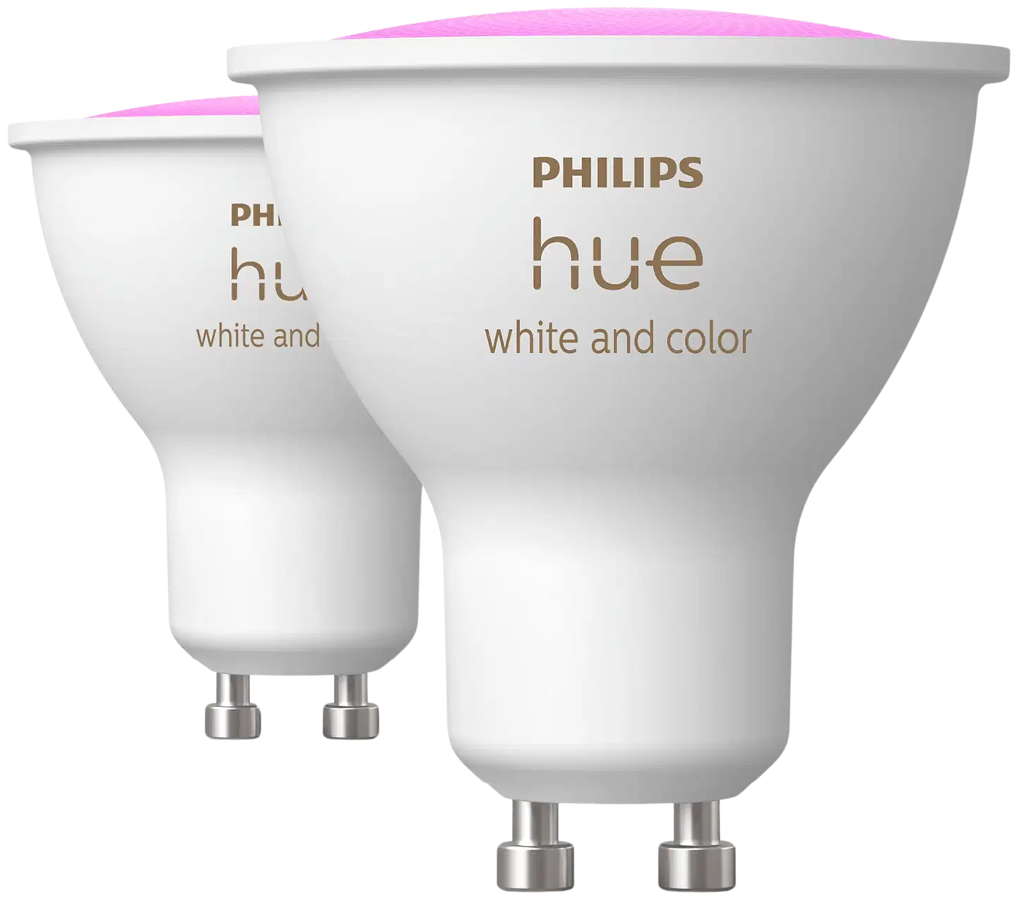 Philips Hue GU10 kohdelamppu 4.2W 2000-6500K 400LM säädettävä lämpimästä viileään 2 kappaletta - 1