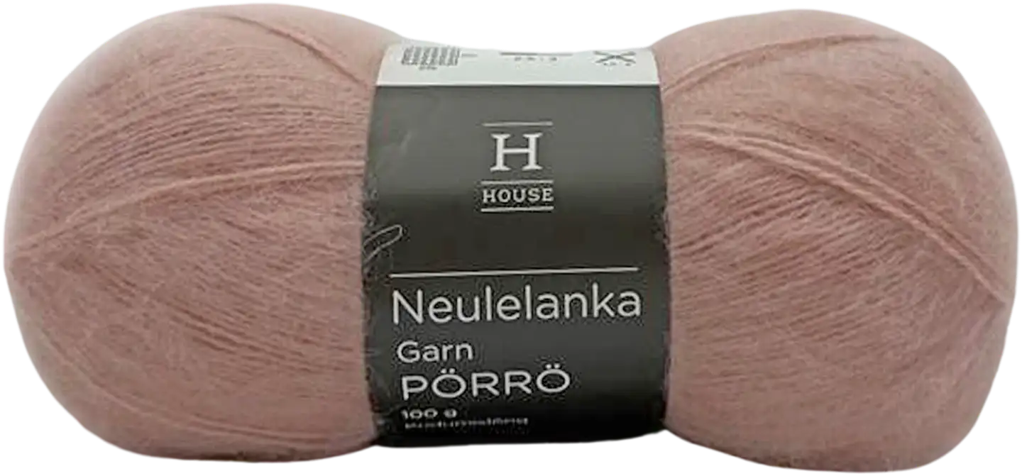 House lanka mohair-villa-akryyli Pörrö 100 g Light Pink 11251