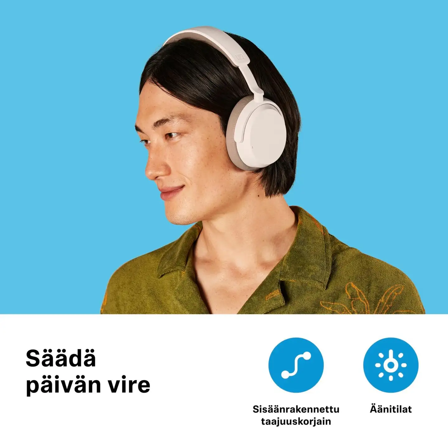 Sennheiser Accentum Wireless langattomat vastamelukuulokkeet  valkoinen - 8