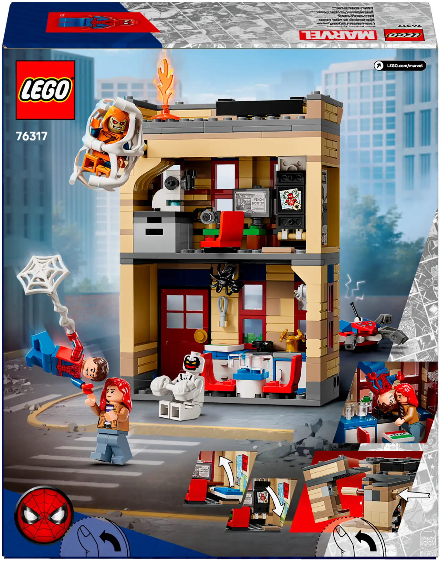 LEGO Super Heroes 76317 Peter Parkerin asunto - 2