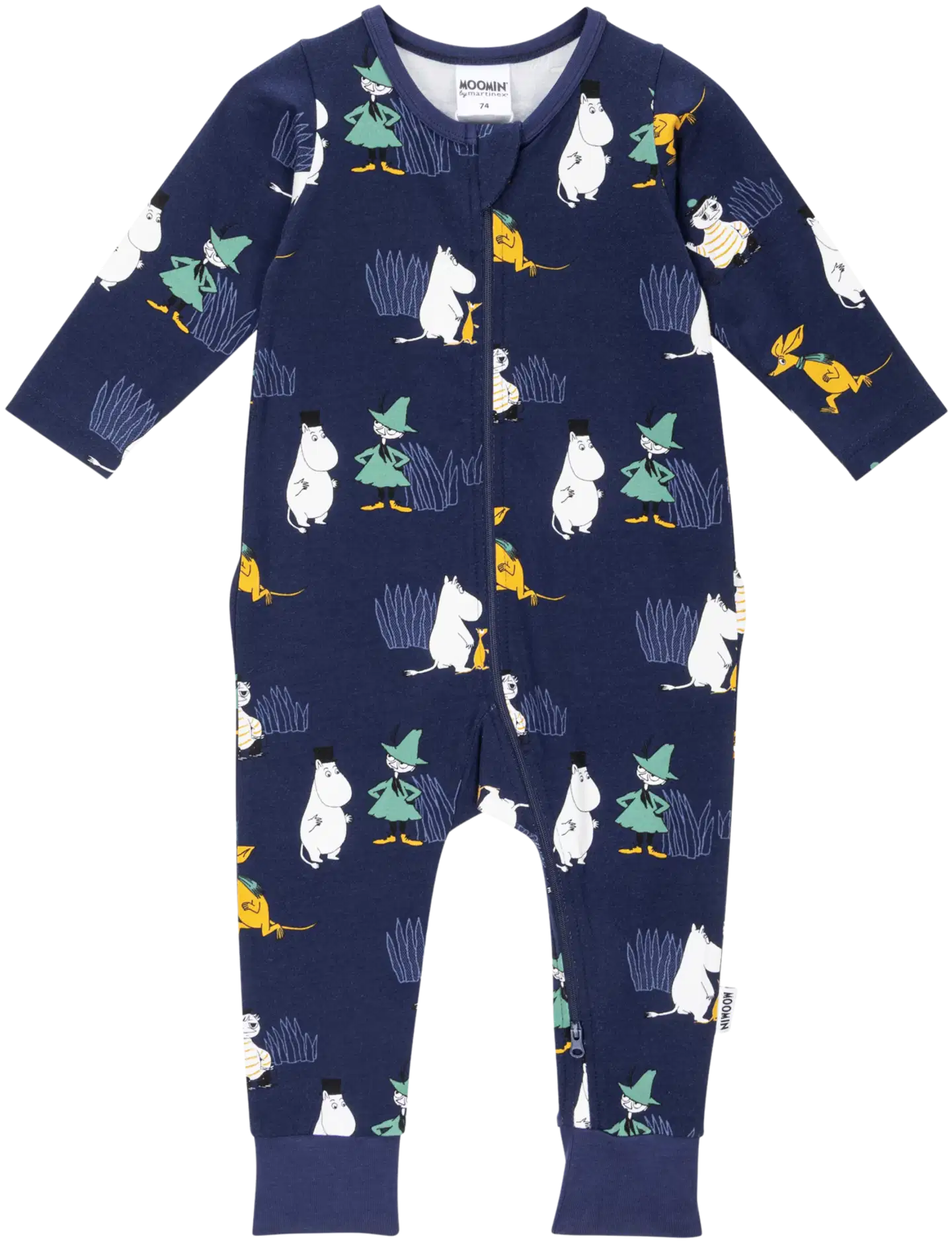Muumi vauvojen pyjama Kuura 593411 - tummansininen - 1