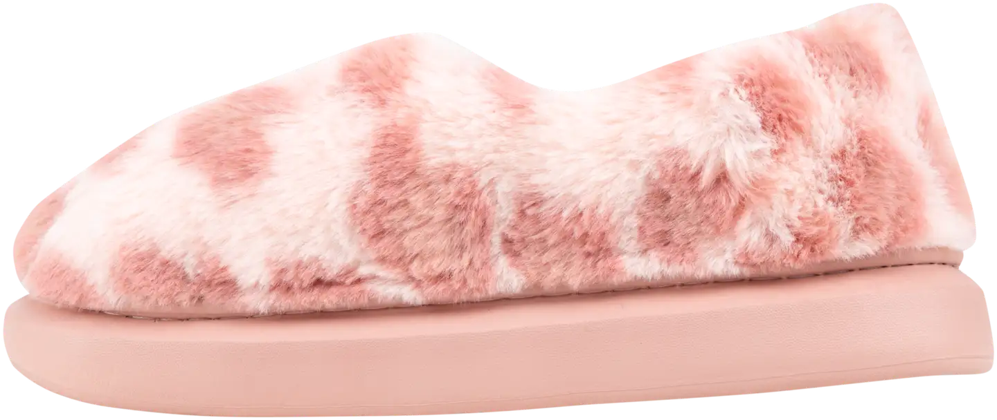 TEX naisten leopardikuvioiset kotitossut I989887 - pink - 4
