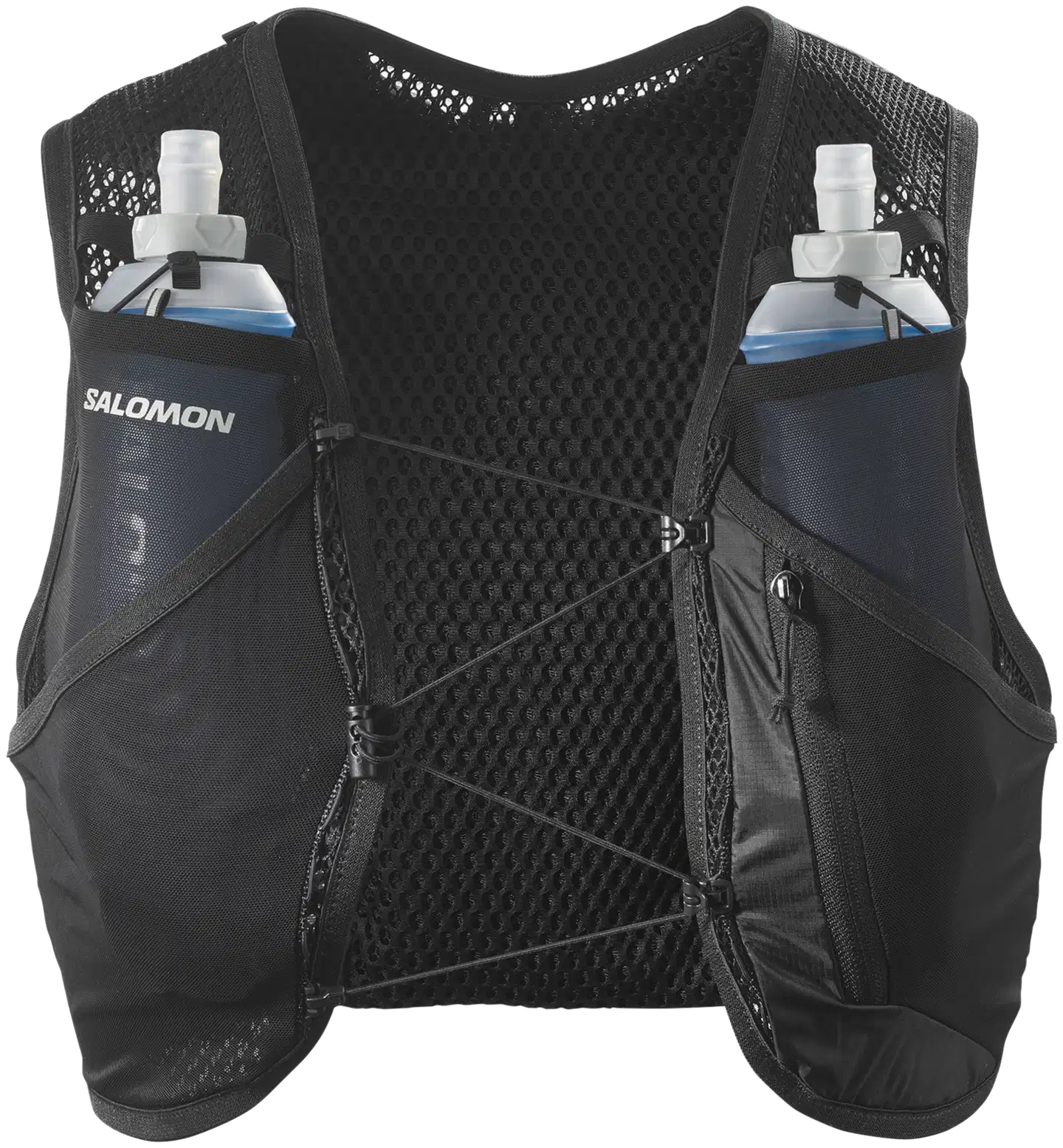 Salomon Active skin 4 set juoksuliivi - BLACK/METAL/ - 2
