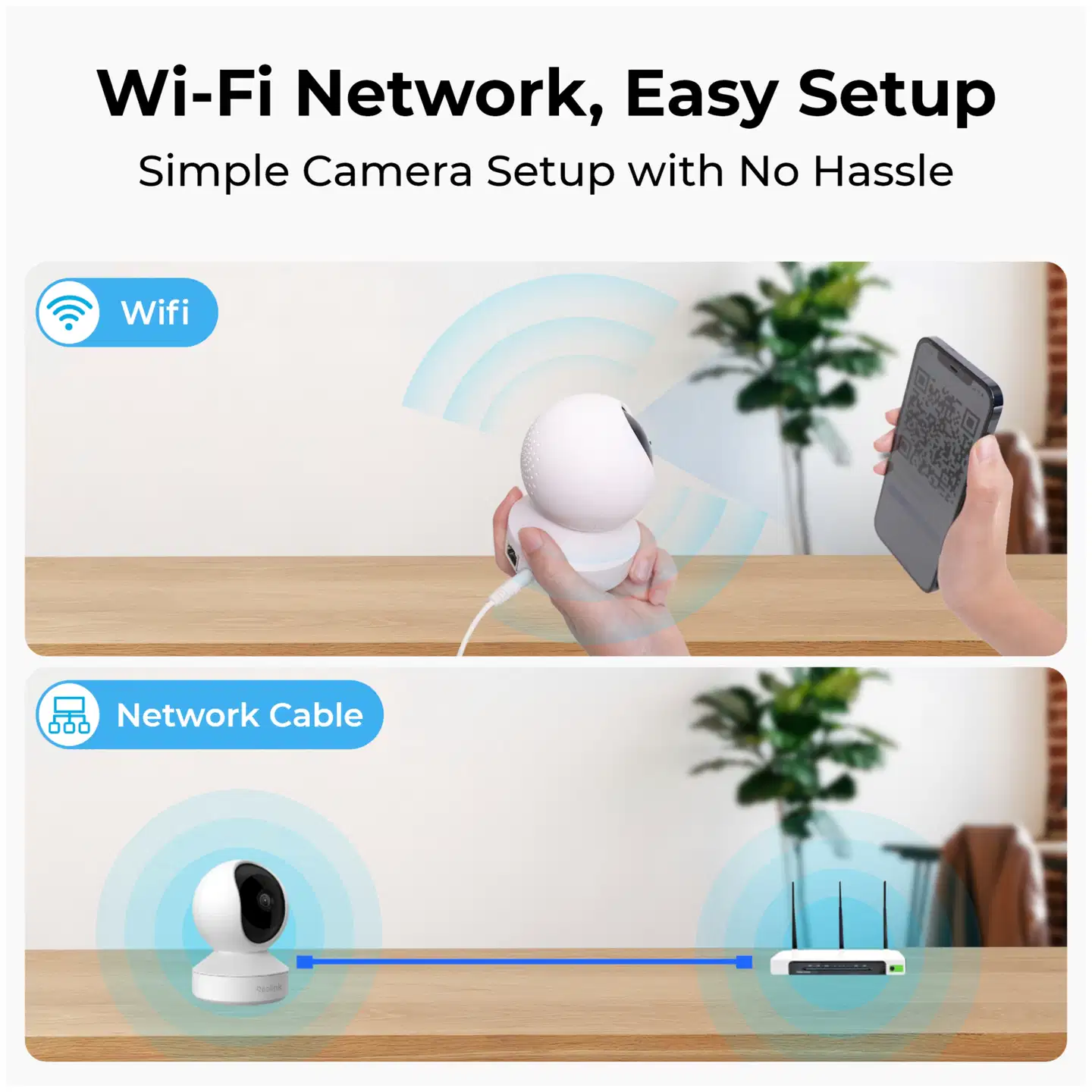 Reolink E1 (E320) Sisäkamera Wi-Fi Valkoinen - 6