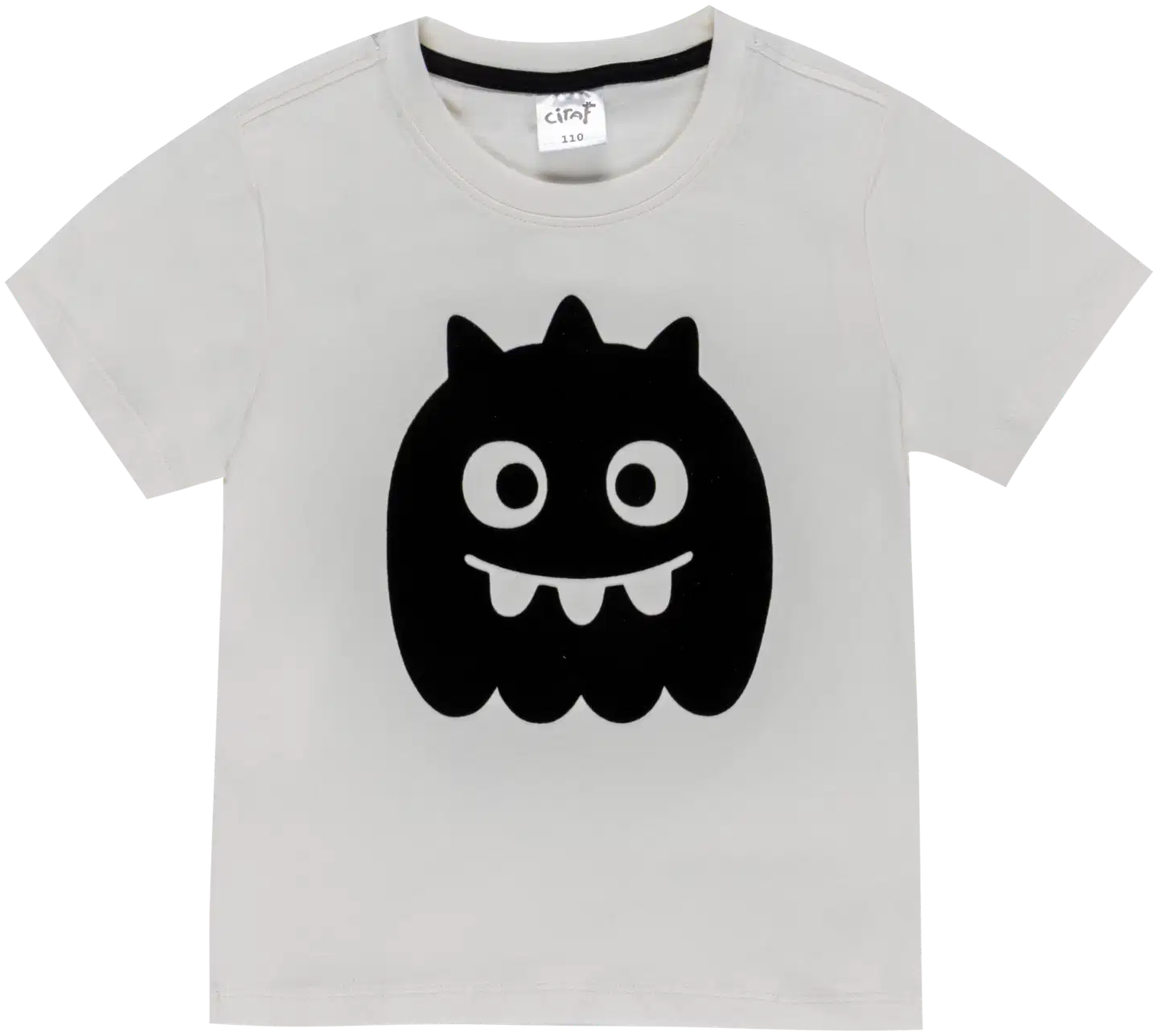 Ciraf lasten t-paita monster 25PC263305 - Blanc de Blanc - 1