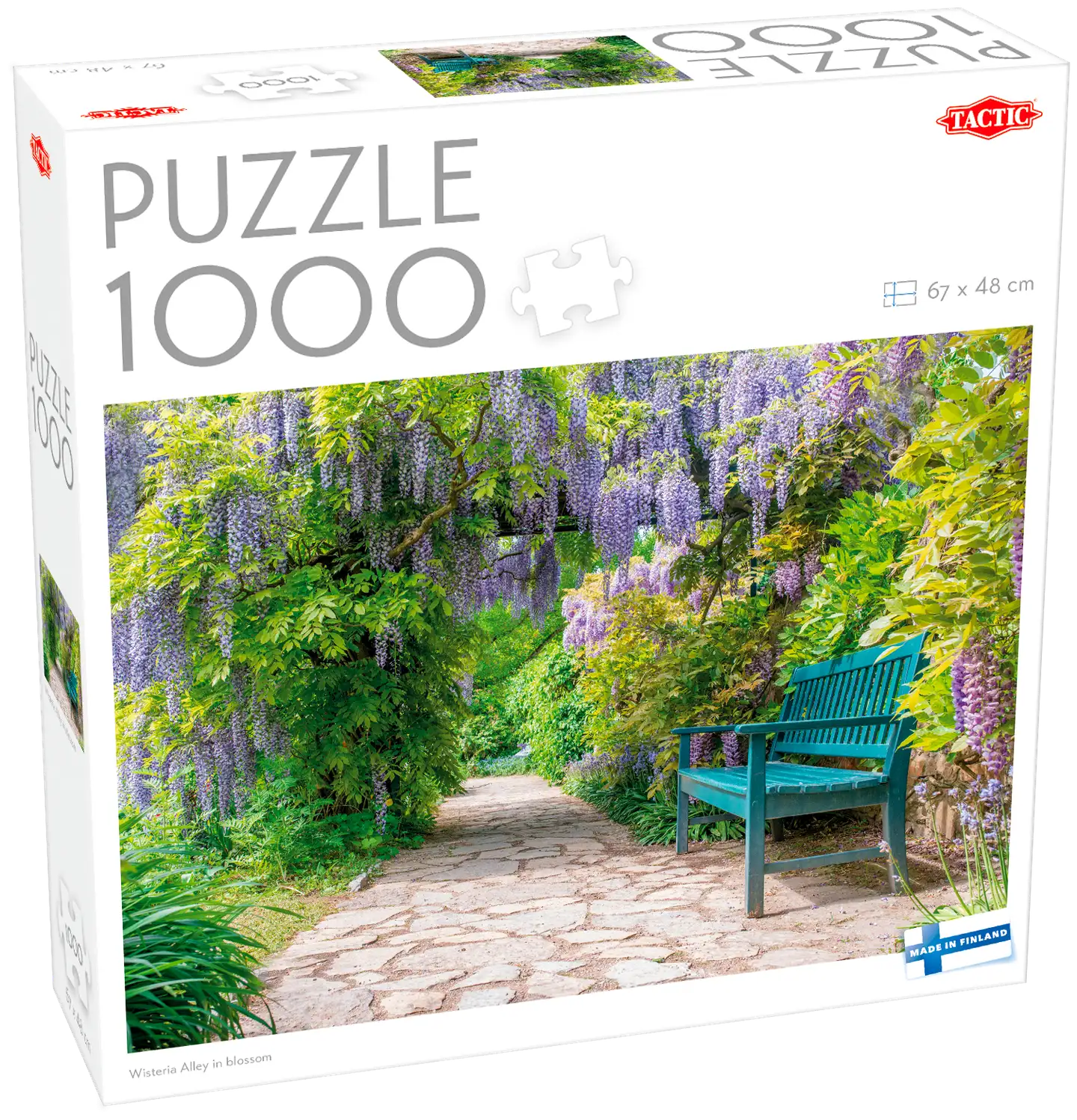 Tactic palapeli Wisteria Alley in blossom 1000 palaa - 1