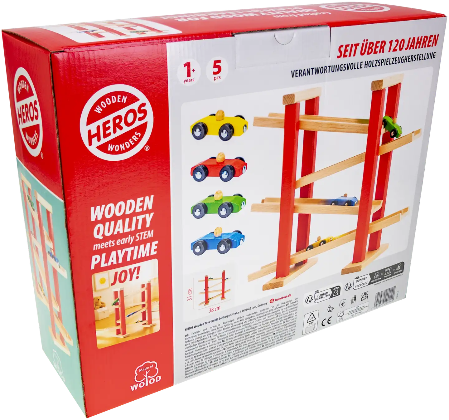 Heros lelu Play and Learn Autorata 5 osaa - 6