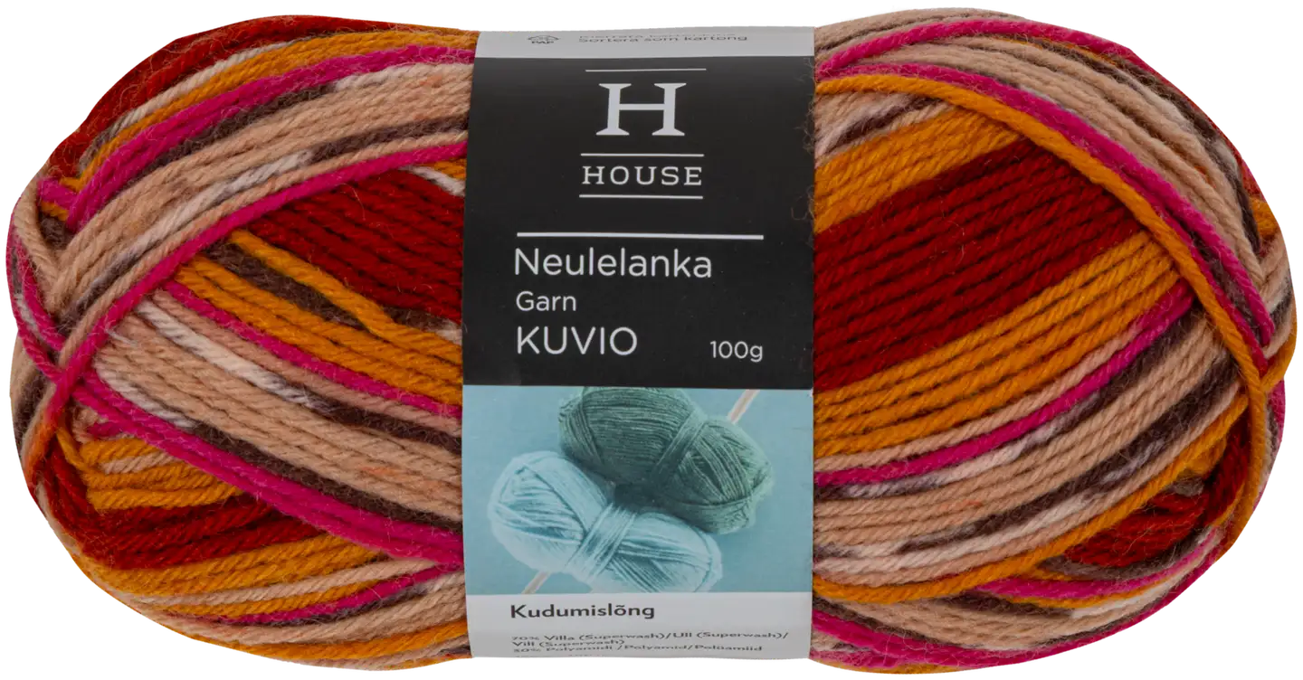 House lanka Kuvio 100g 84155 oranssi, pinkki