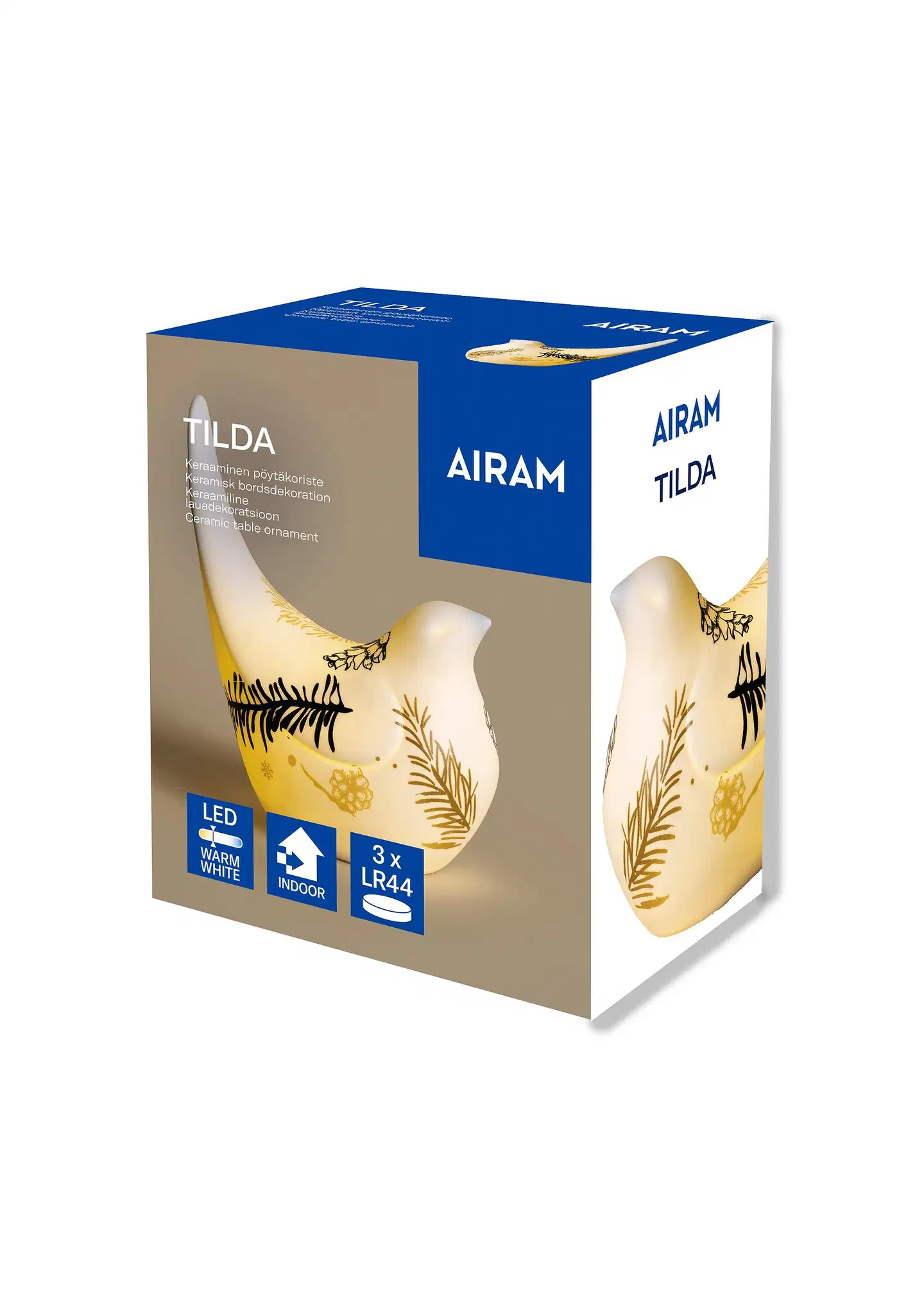 Airam Led-keramiikkalintu Tilda - 2
