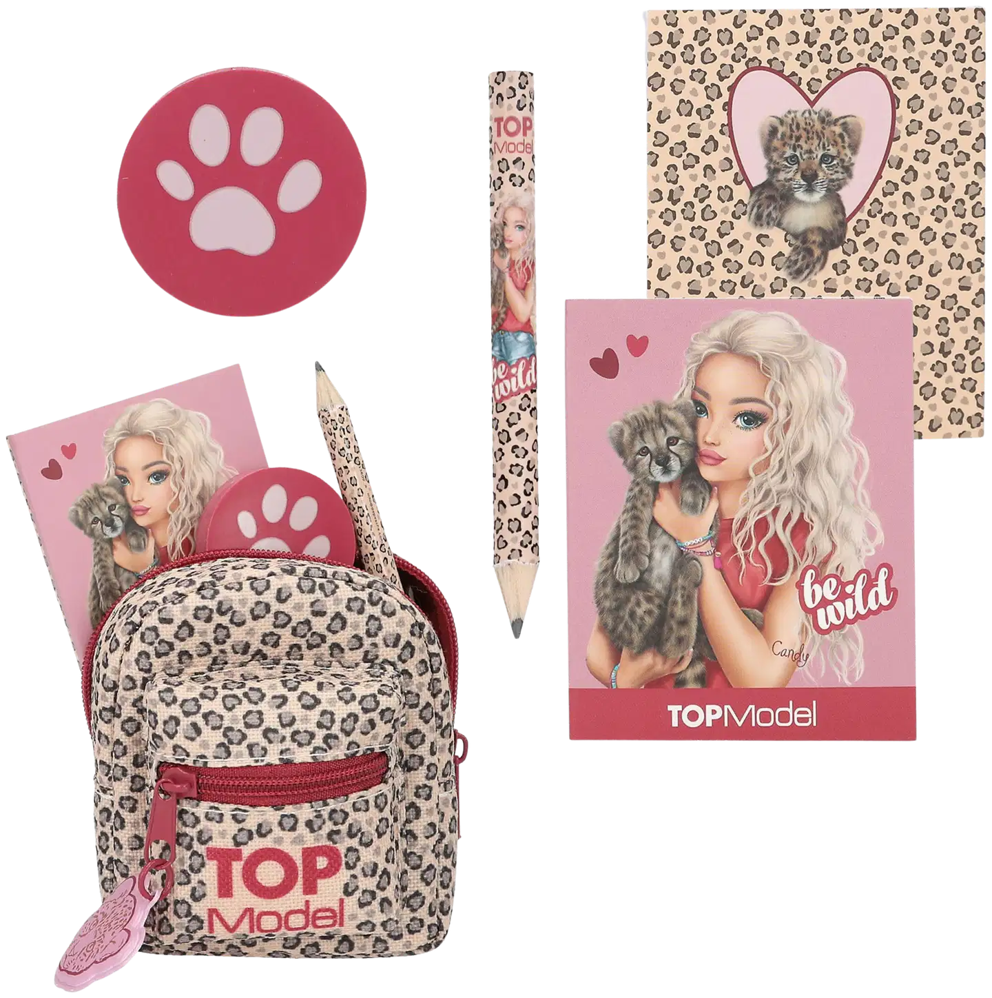 TOPModel minireppu kirjoitustarvikkeilla - 3