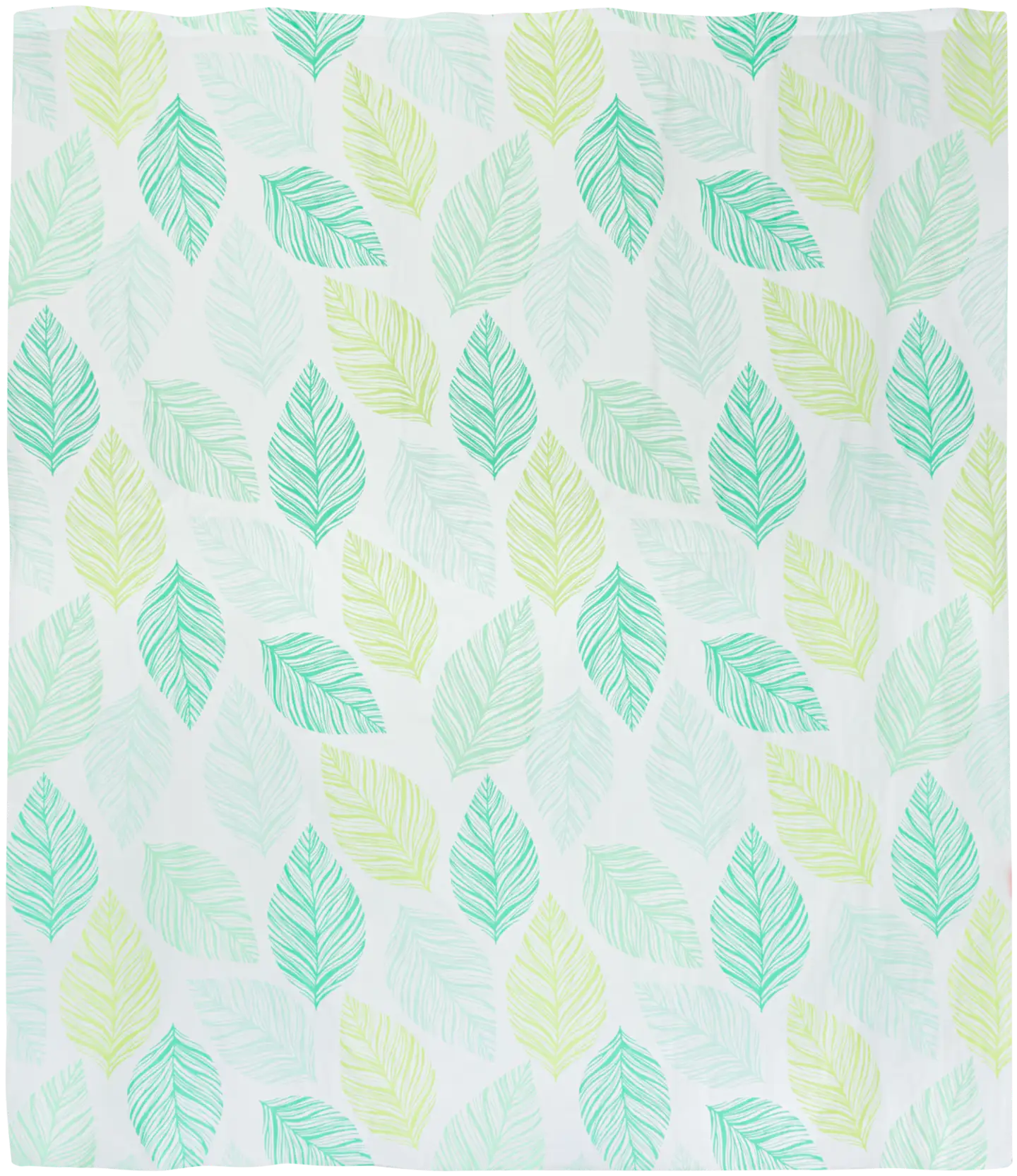House suihkuverho Big leaves 180x200 cm, vihreä - 2