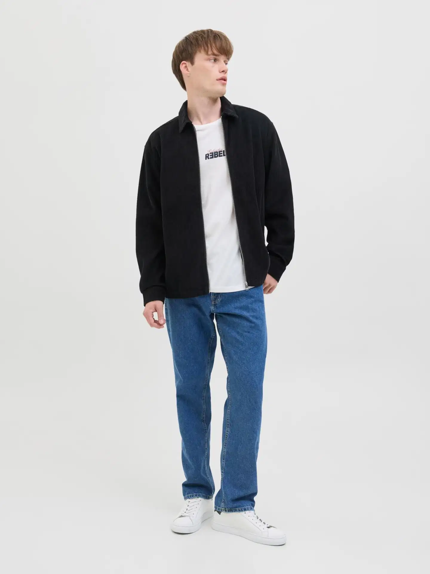 JJ REBEL miesten paitatakki Jrebdamon - Black - 4