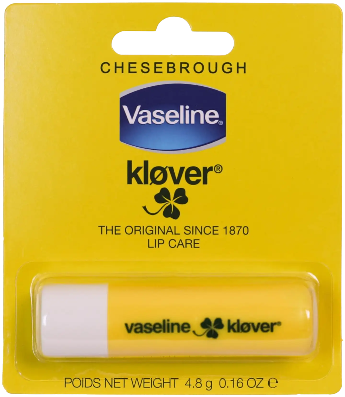 Vaseline Klöver huulivoide 4,8g