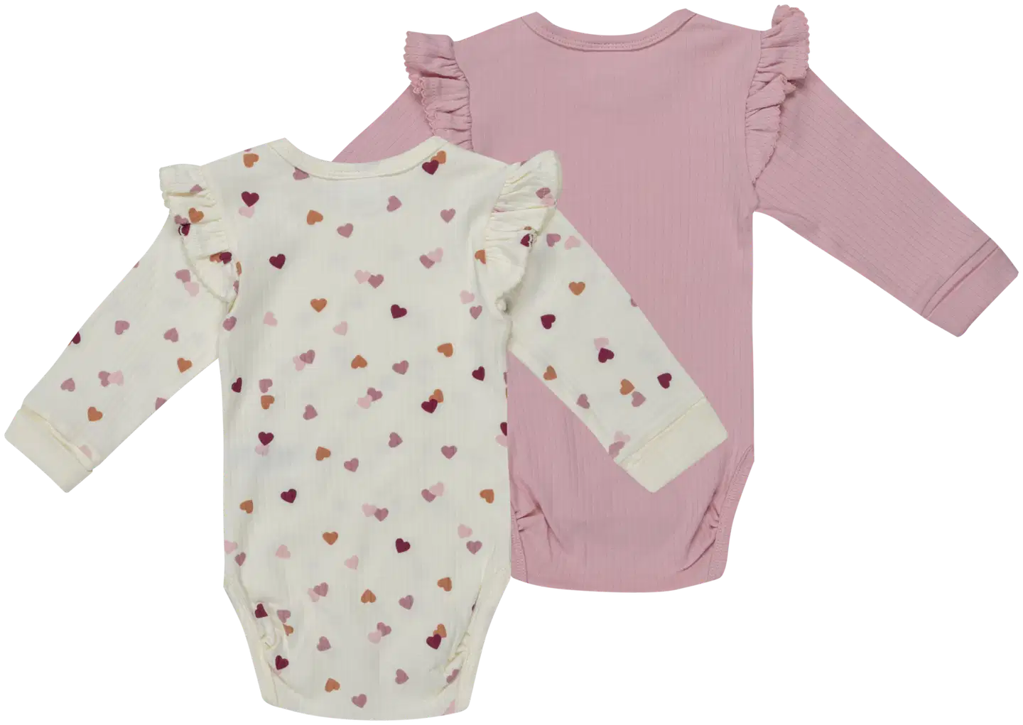 Ciraf vauvojen body Ballerina 250B262923 2-pack - pink heart - 2
