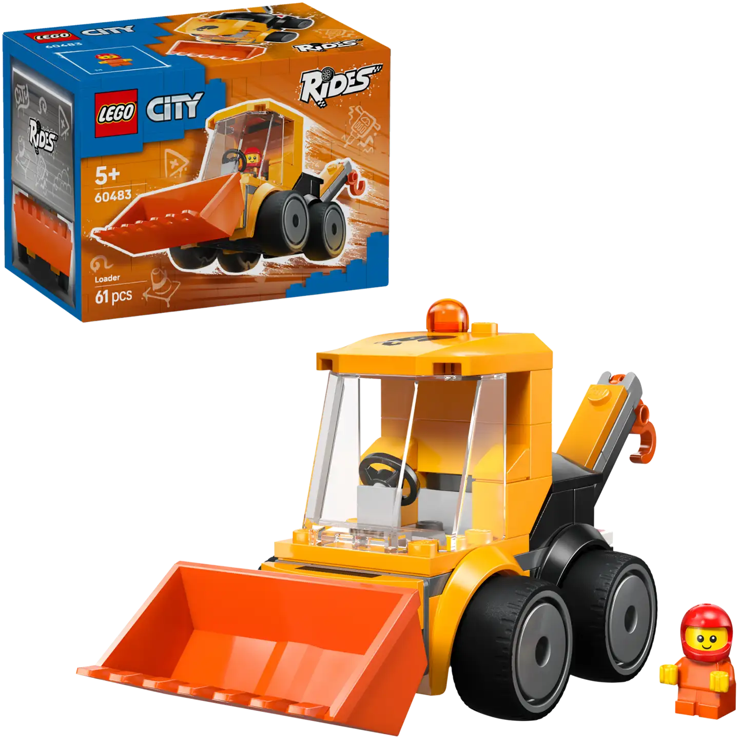 LEGO® City Brick Rides 60483 Menopelit – Kauhakuormaaja - 1