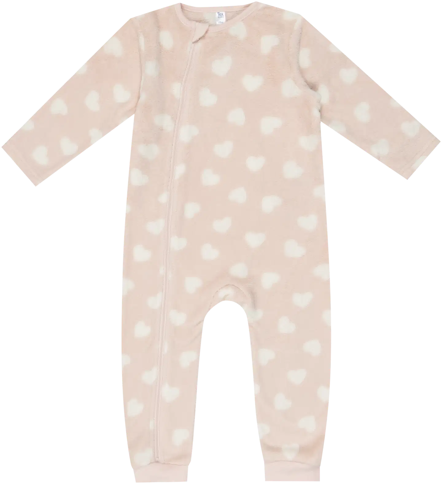 TEX BASIC vauvojen fleecehaalari Sydän I286558 - PINK LIGHT - 1