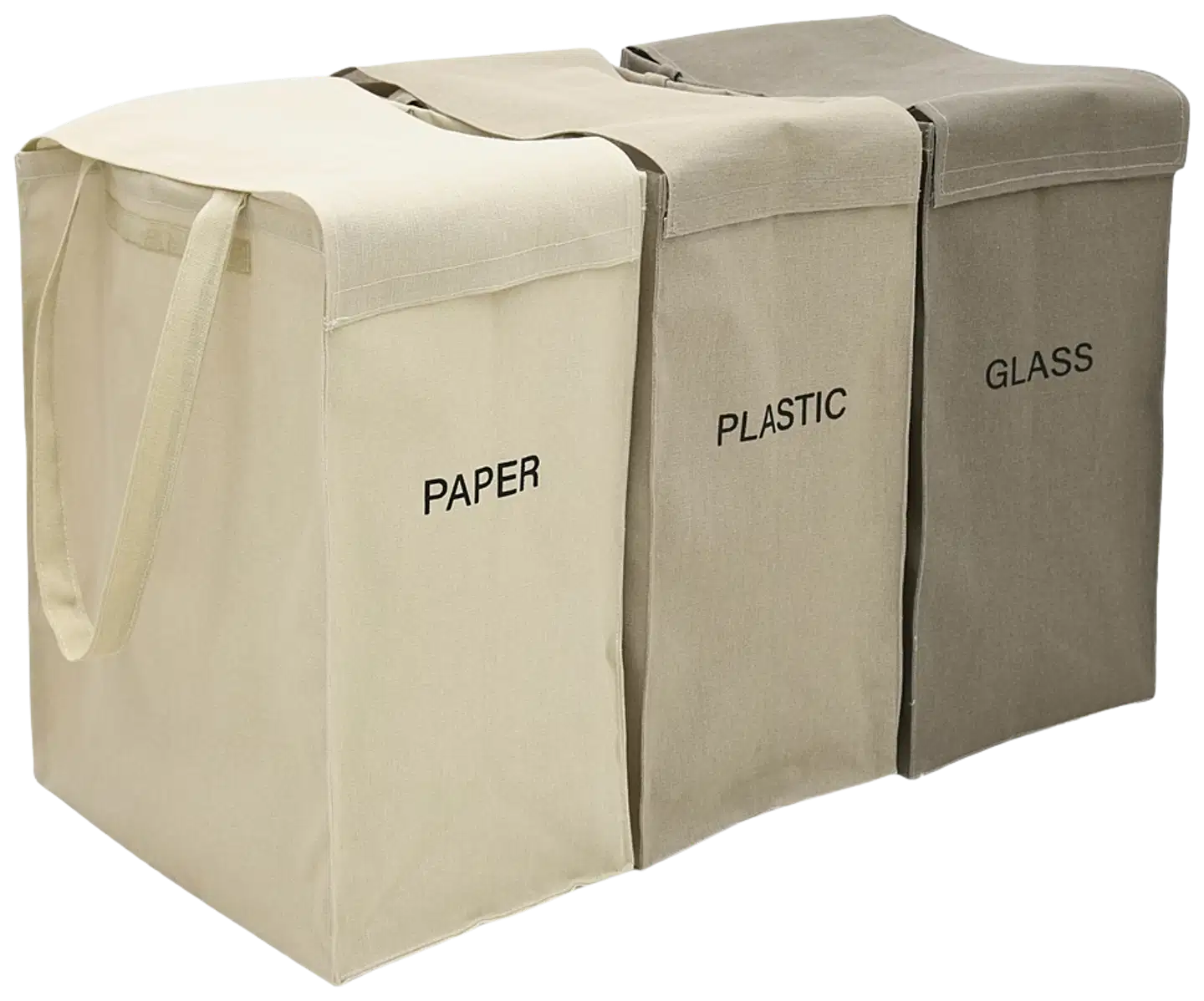 Åhléns Home säilytyskorisetti 3 pack Recycle 22x35x45 cm Beige Multi - 1