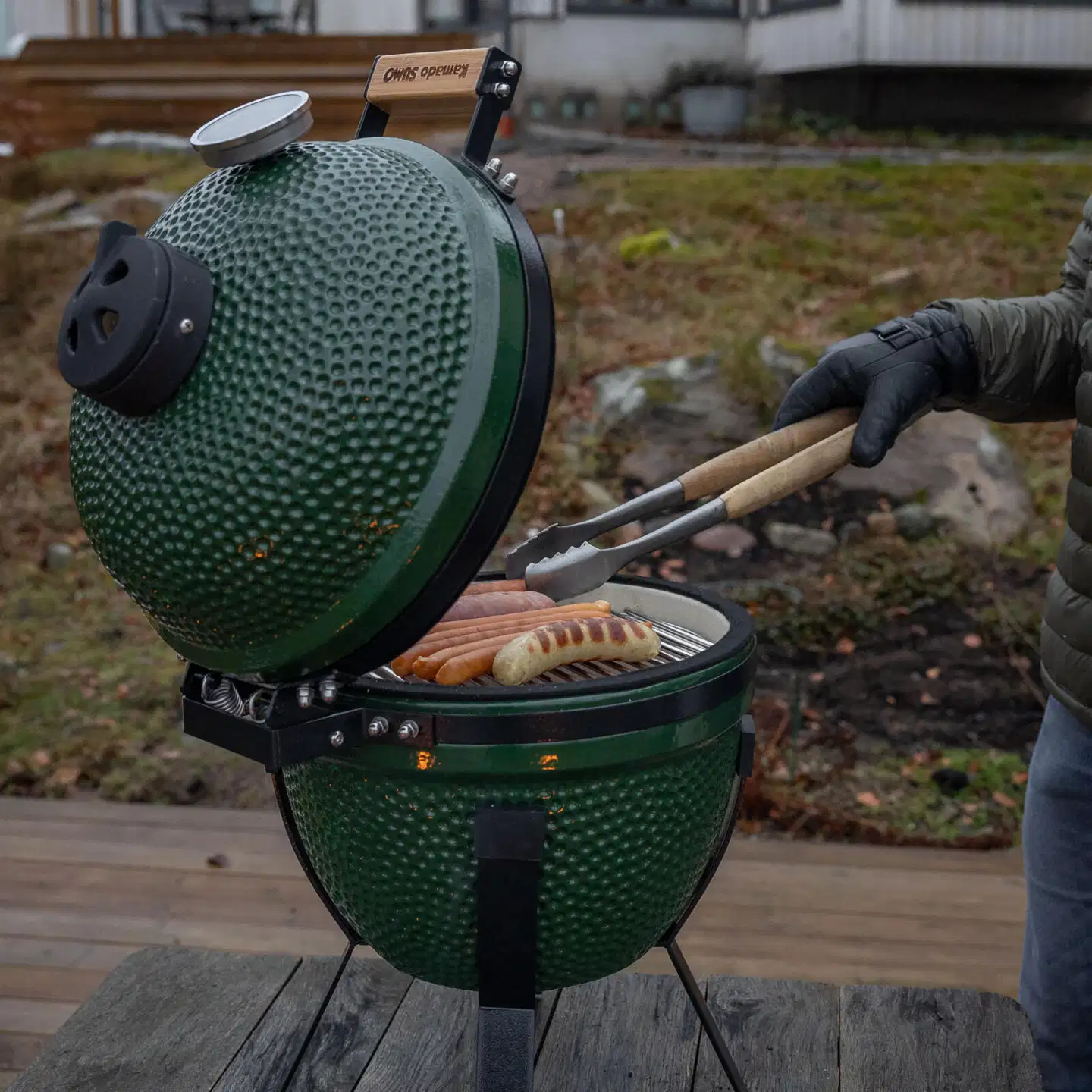 Kamado Sumo Classic Mini hiiligrilli - vihreä - 12