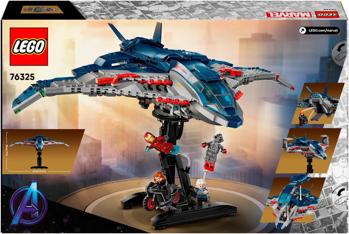 LEGO Super Heroes 76325 Avengers: Age of Ultron Quinjet - 3