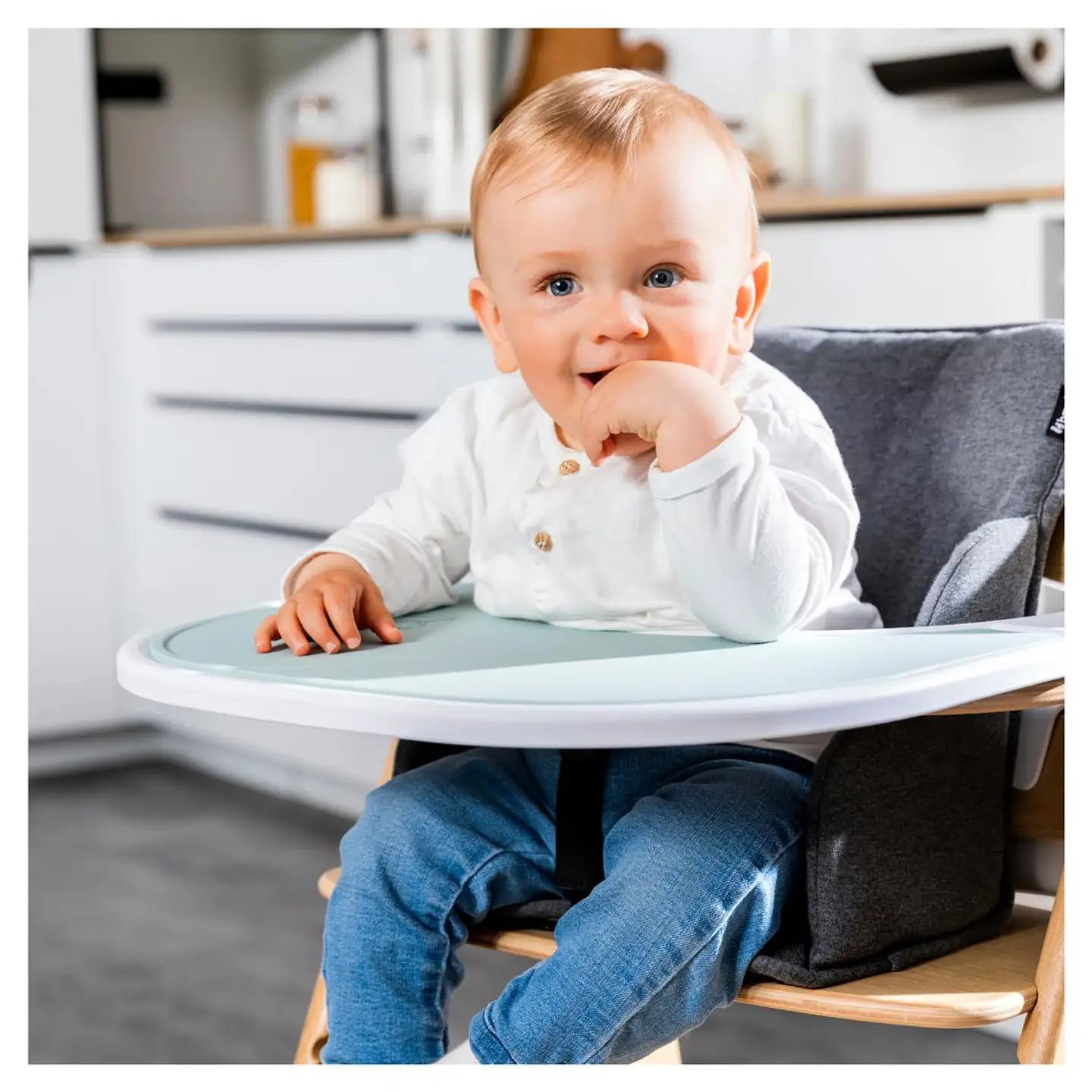 Hauck tarjotin syöttötuoliin Arketa Click Tray valkoinen - 29