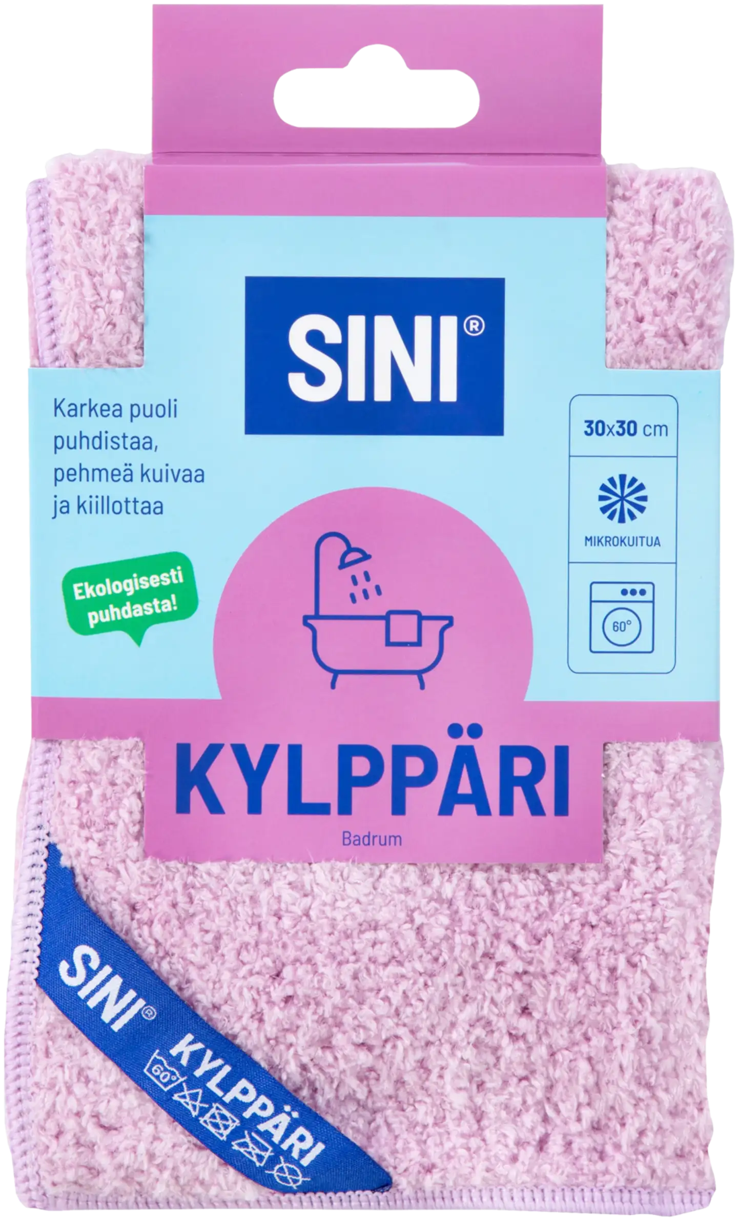 Sini Kylppäriliina mikrokuitua 30x30 cm - 1