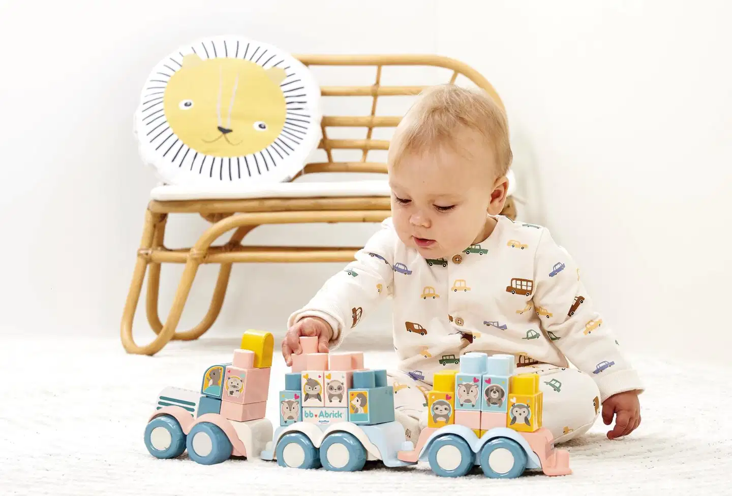 Ecoiffier - BB Abrick - Eläinjuna - 6