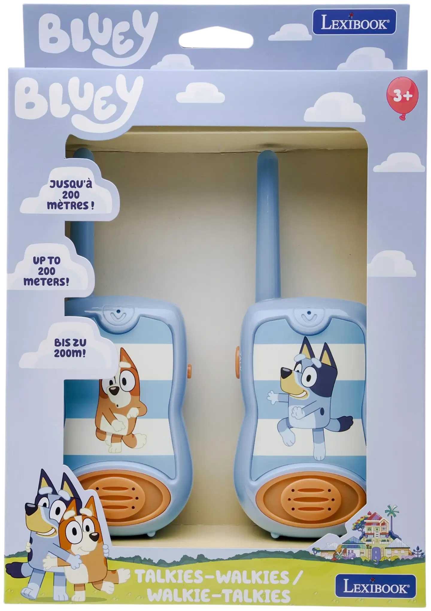Bluey-radiopuhelimet jopa 200 m - 2