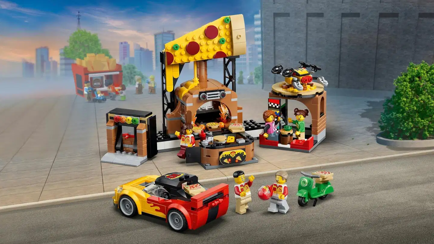 LEGO® My City 60496 Pizzaravintola ja toimituskulkuneuvot - 6