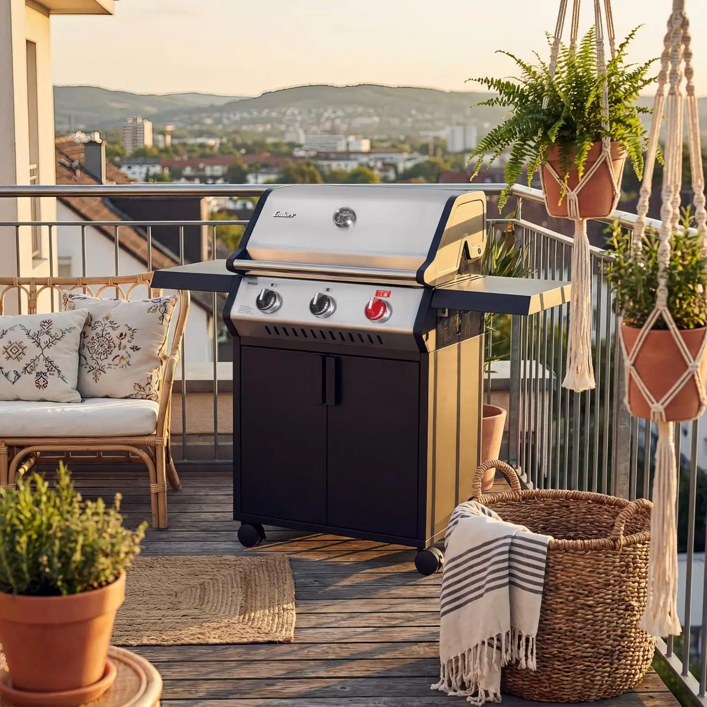 Enders kaasugrilli Miami 3 Turbo Stainless - 5