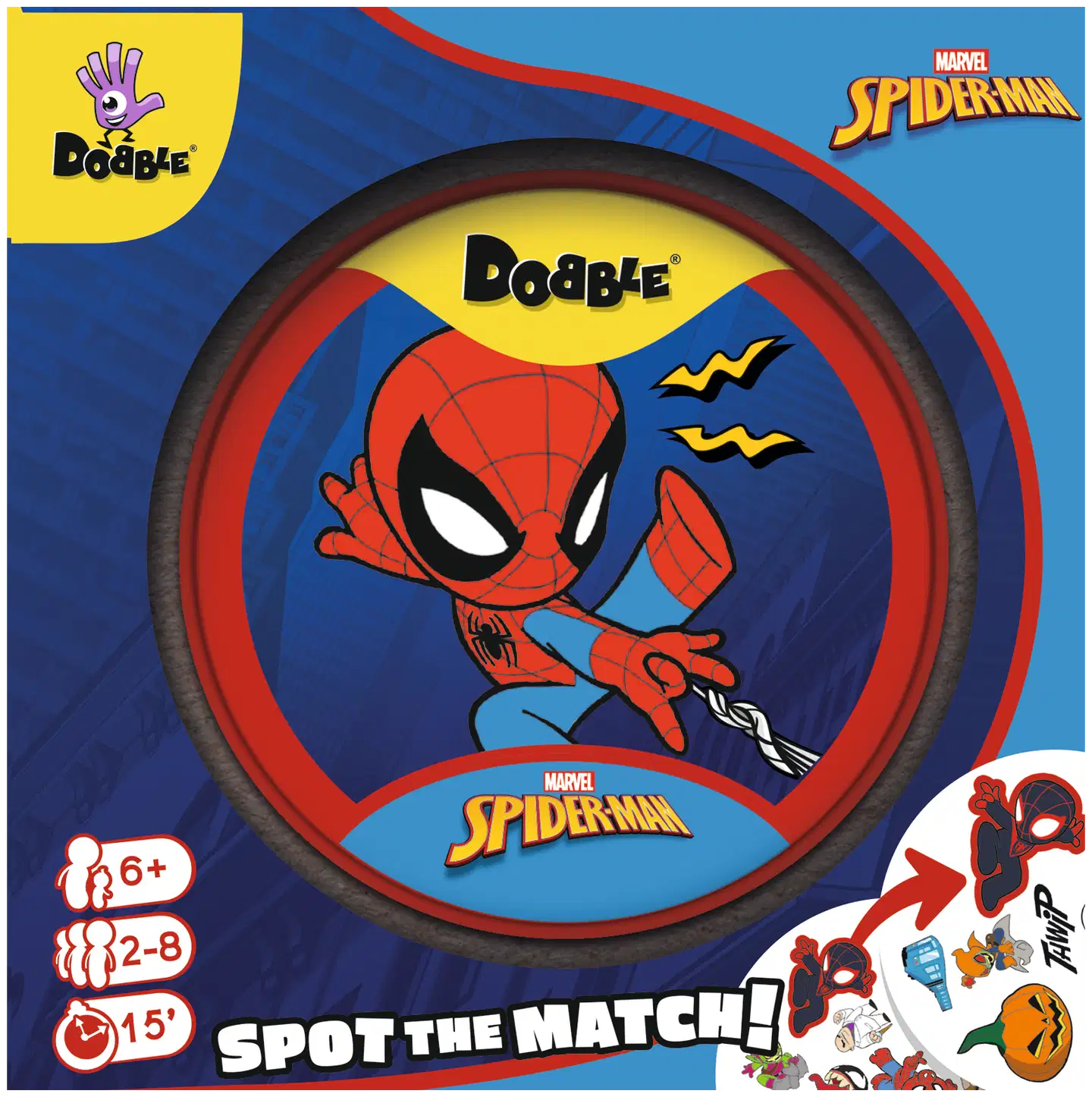 Dobble Spider-Man ENG -lautapeli - 5