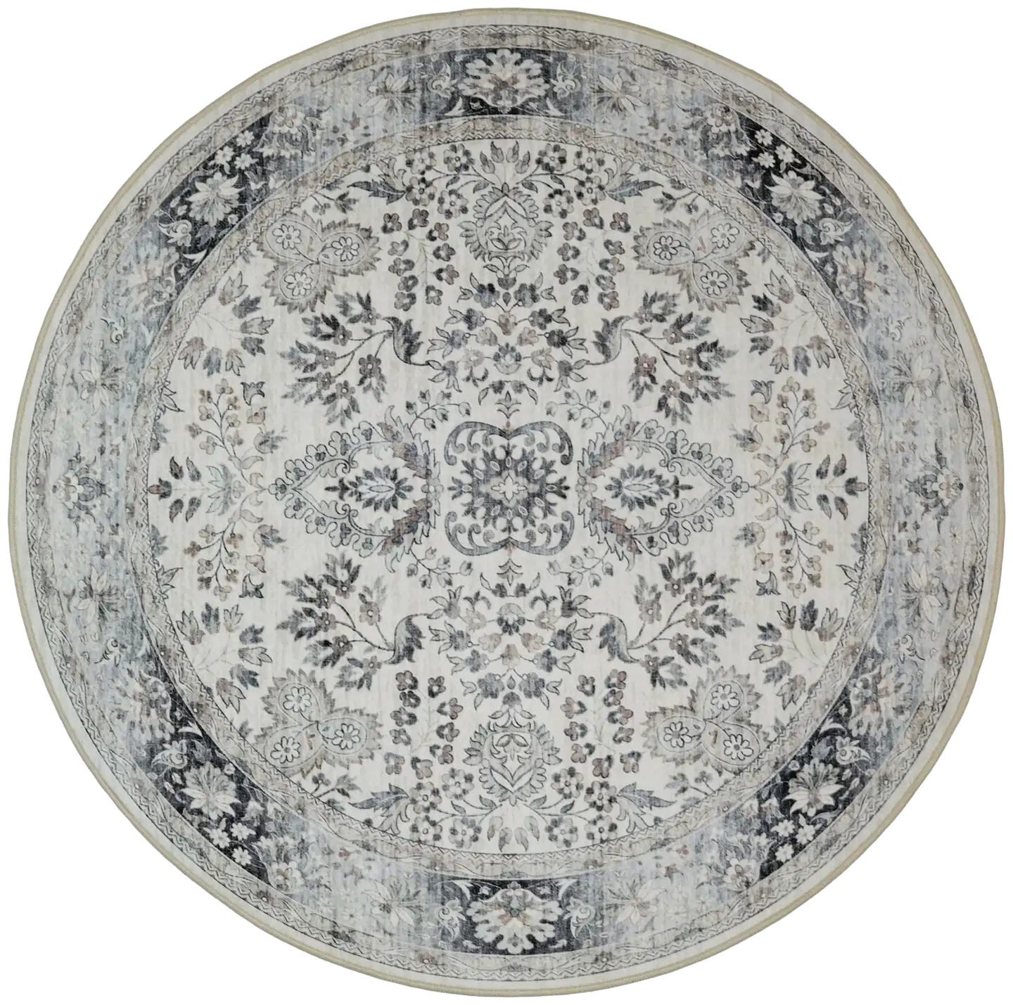 Jysmä matto Rustic Ø 100 beige - 1