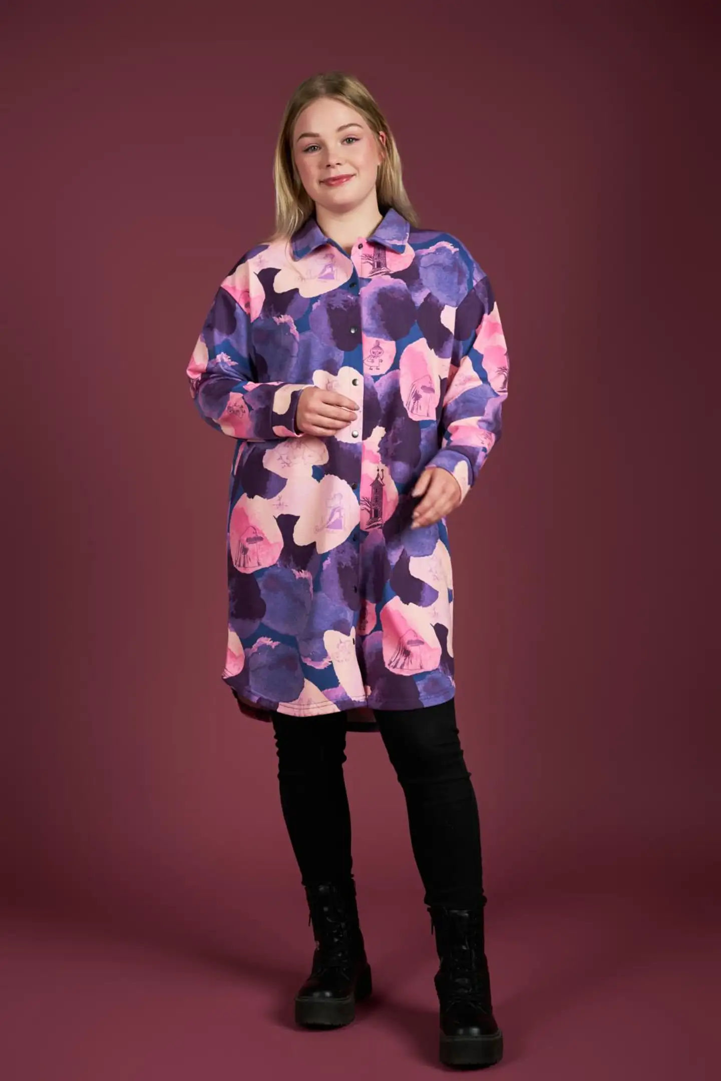 Moomin by Martinex naisten paitamekko Elvi Utu 590414 - Pinkki - 4