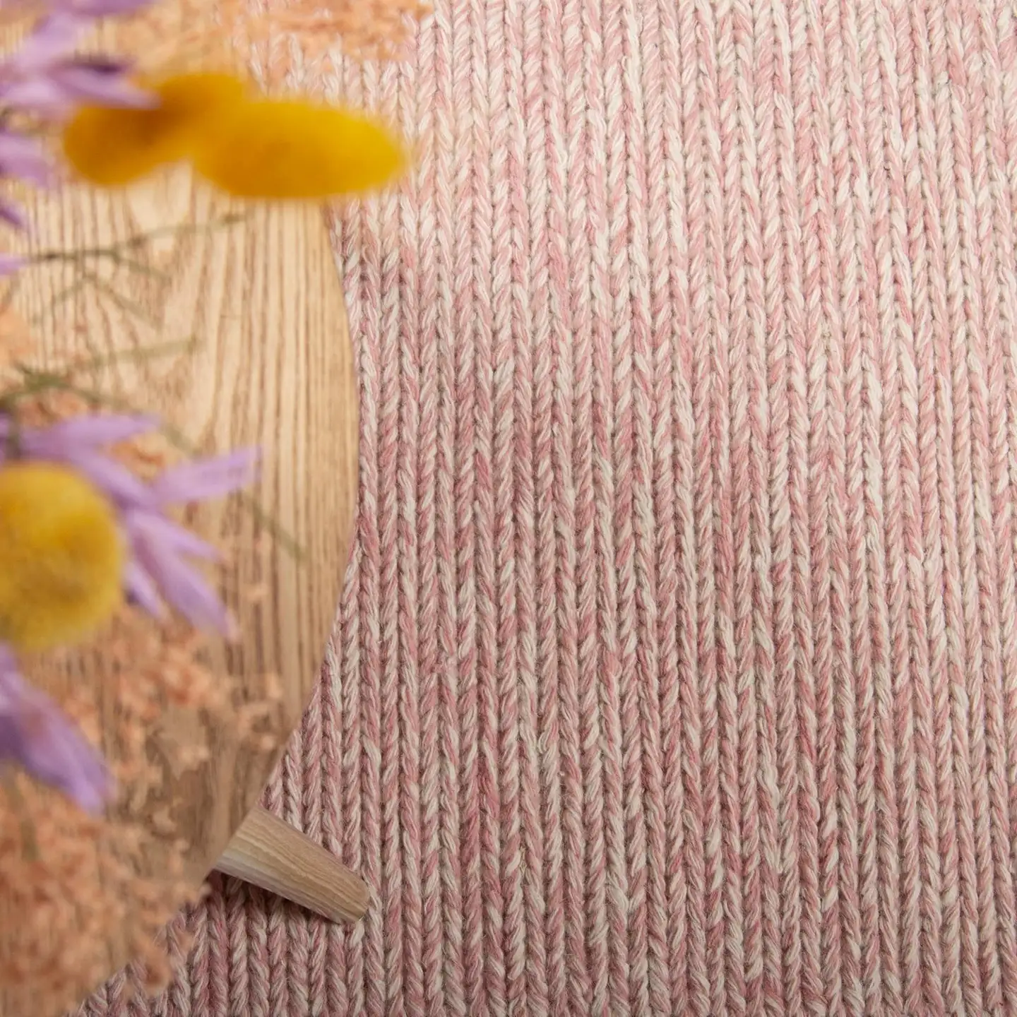 NOKOHOME Villamatto Anna 80x200 cm vaaleanpunainen - 4