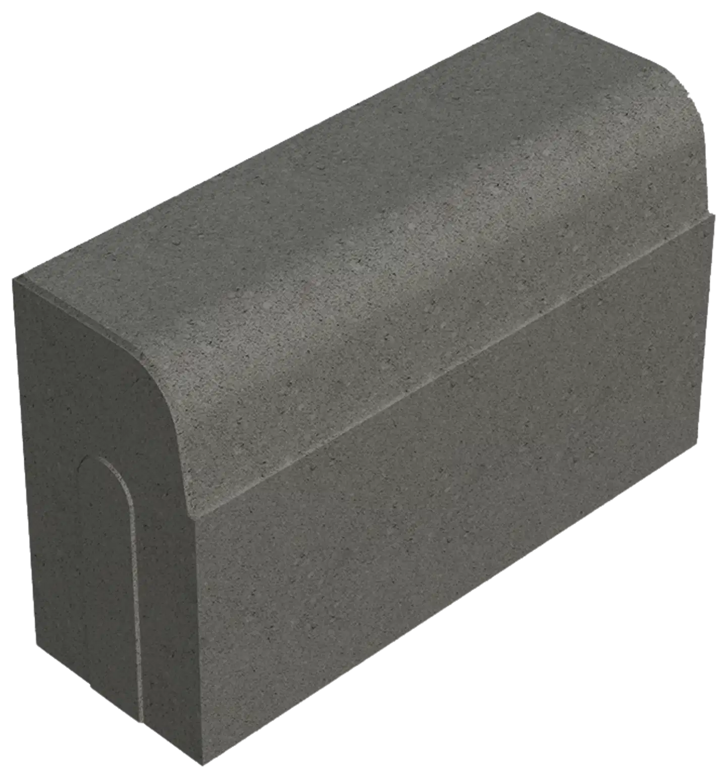 Lakka Reunakivi 300x170x500 kupera musta