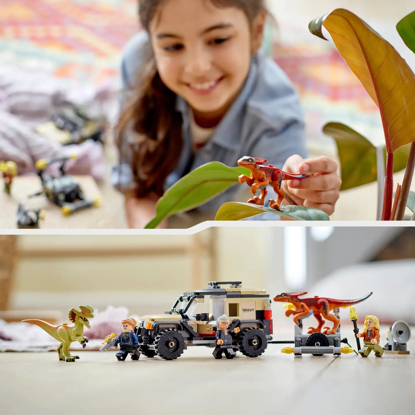 LEGO® Jurassic World 76951 Pyroraptorin ja Dilophosauruksen kuljetus - 5