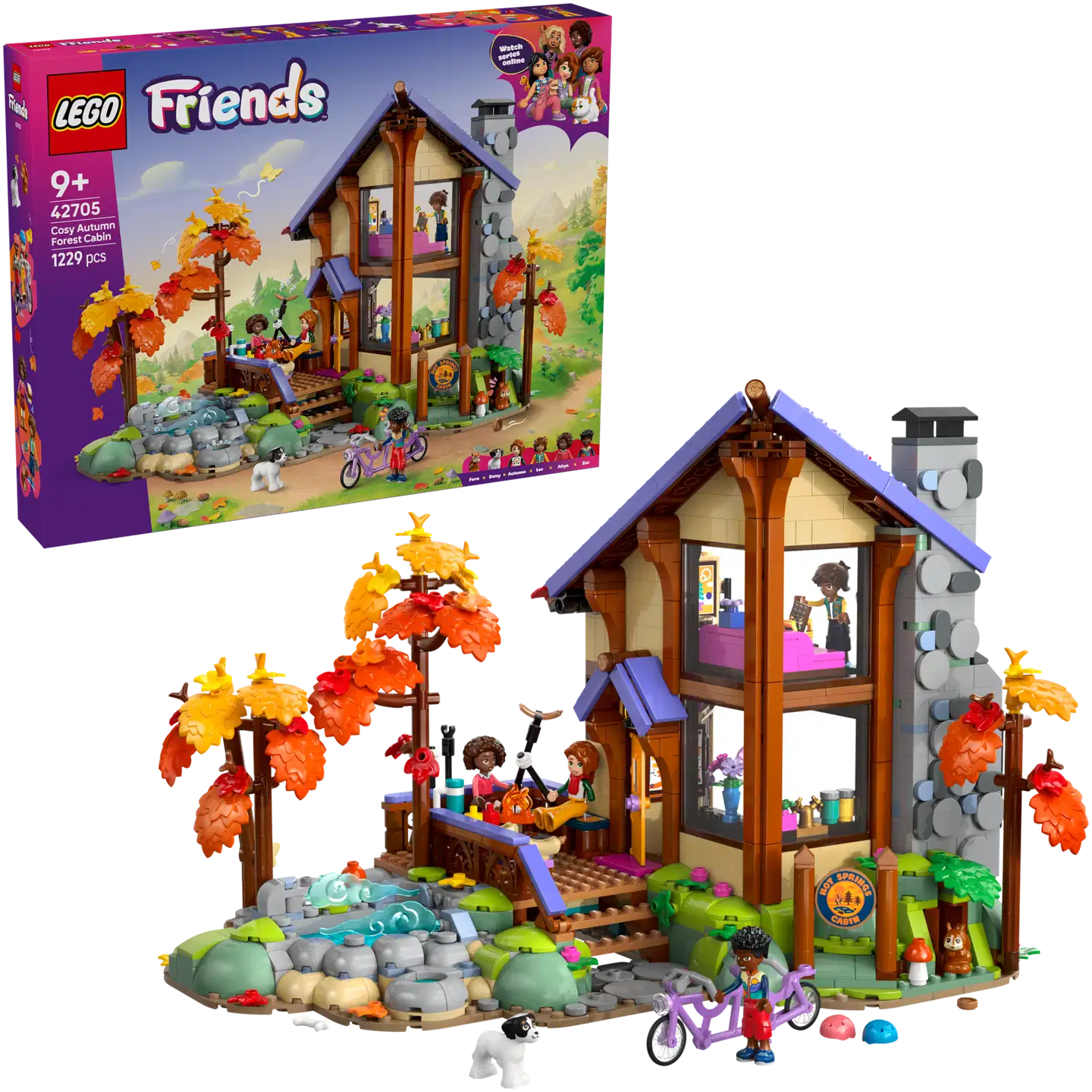 LEGO® Friends 42705 Mukava mökki syysmetsässä - 1
