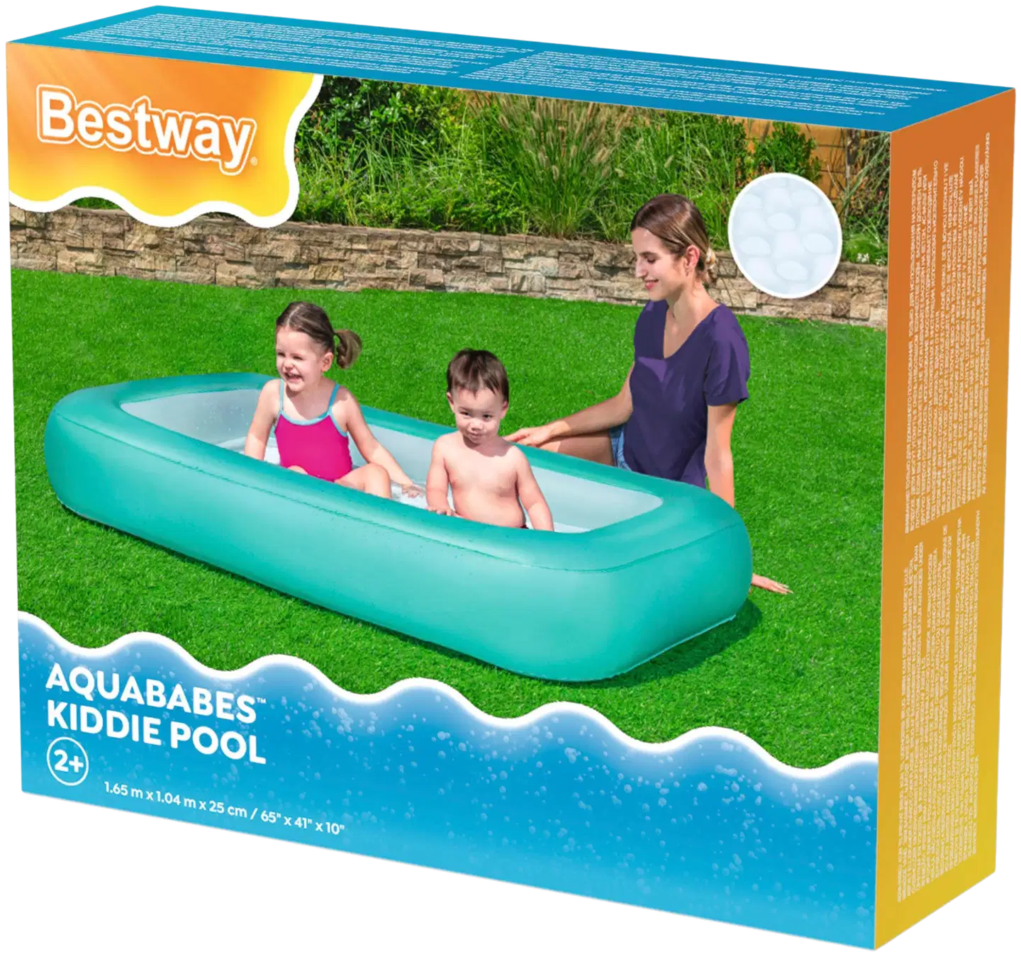 Bestway Aquababes lastenallas 165 x 104 x 25 cm - 2