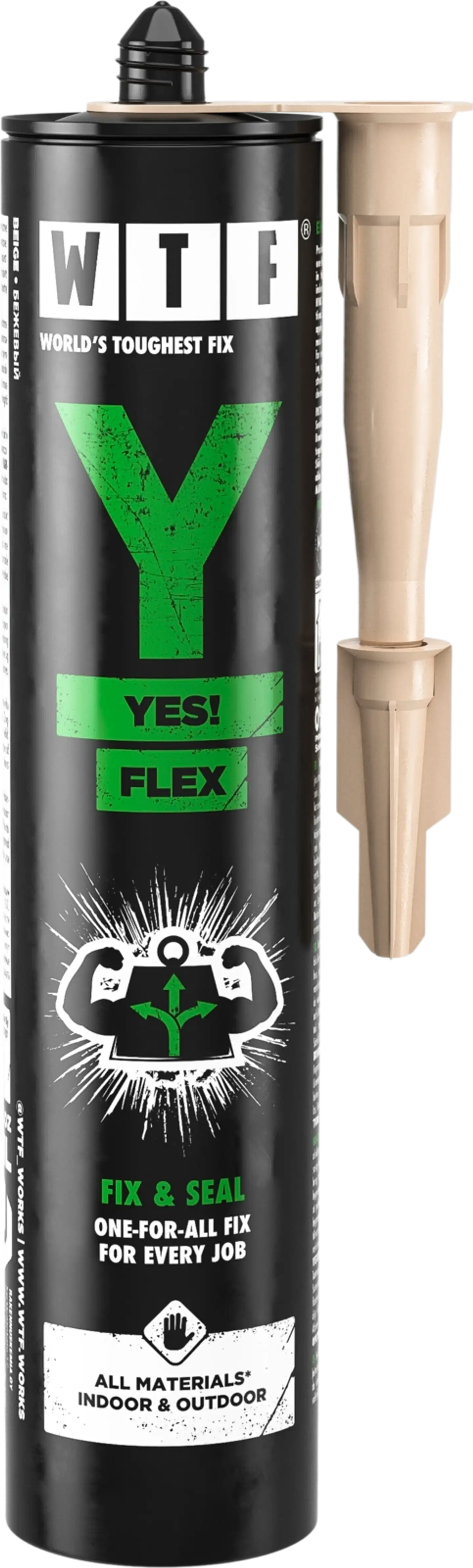 WTF Liima ja tiivistysmassa Y Yes! Flex 310ml beige