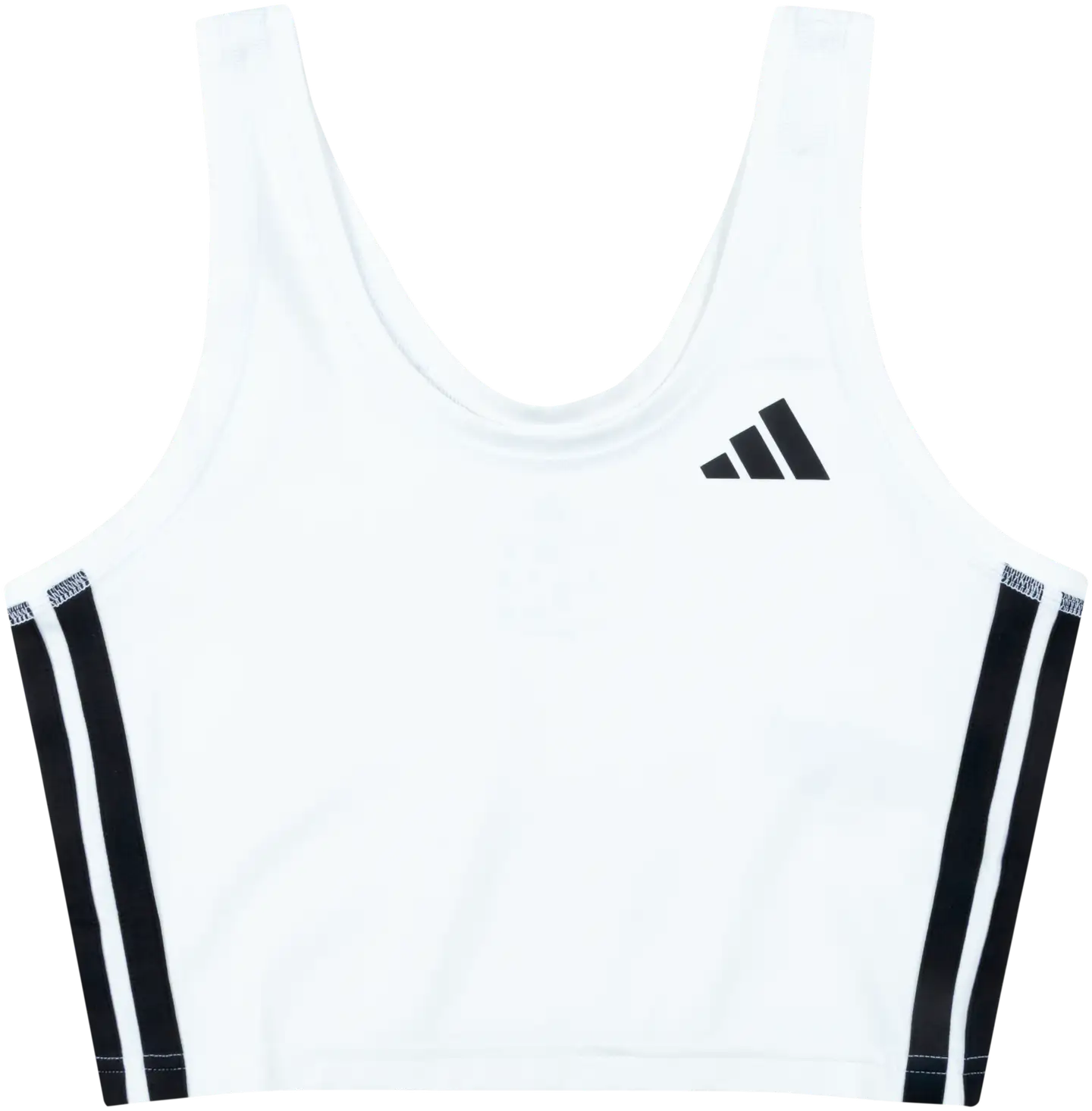 adidas naisten liivitoppi Crop 3S JF8916 - WHITE - 1