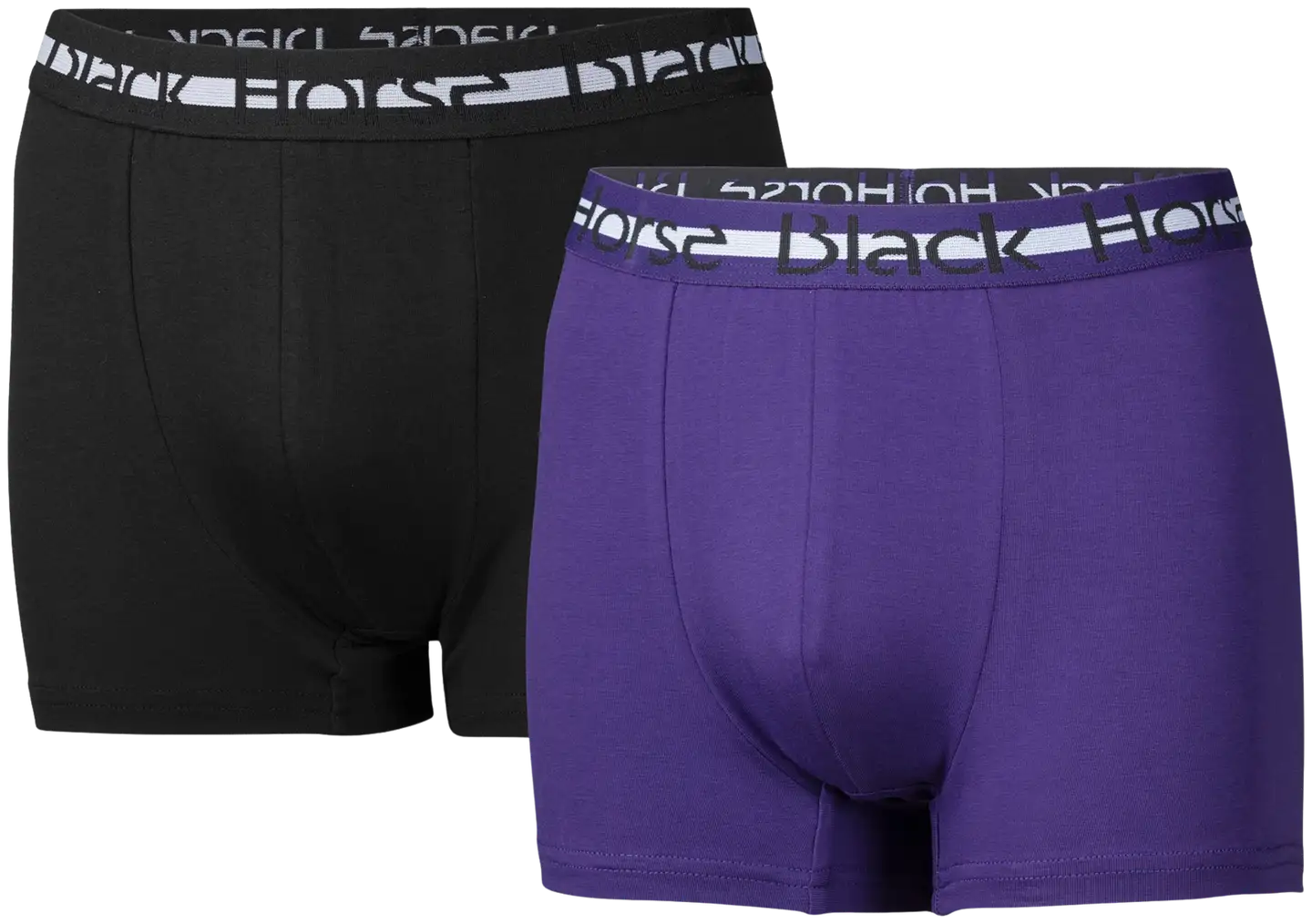 Black Horse lasten bokserit 2-pack J037 - Purple Night - 1