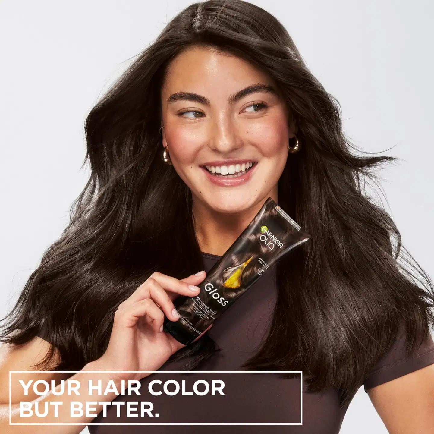 Garnier Olia Gloss kiiltoa antava sävyte Expensive Brunette 150ml - 7