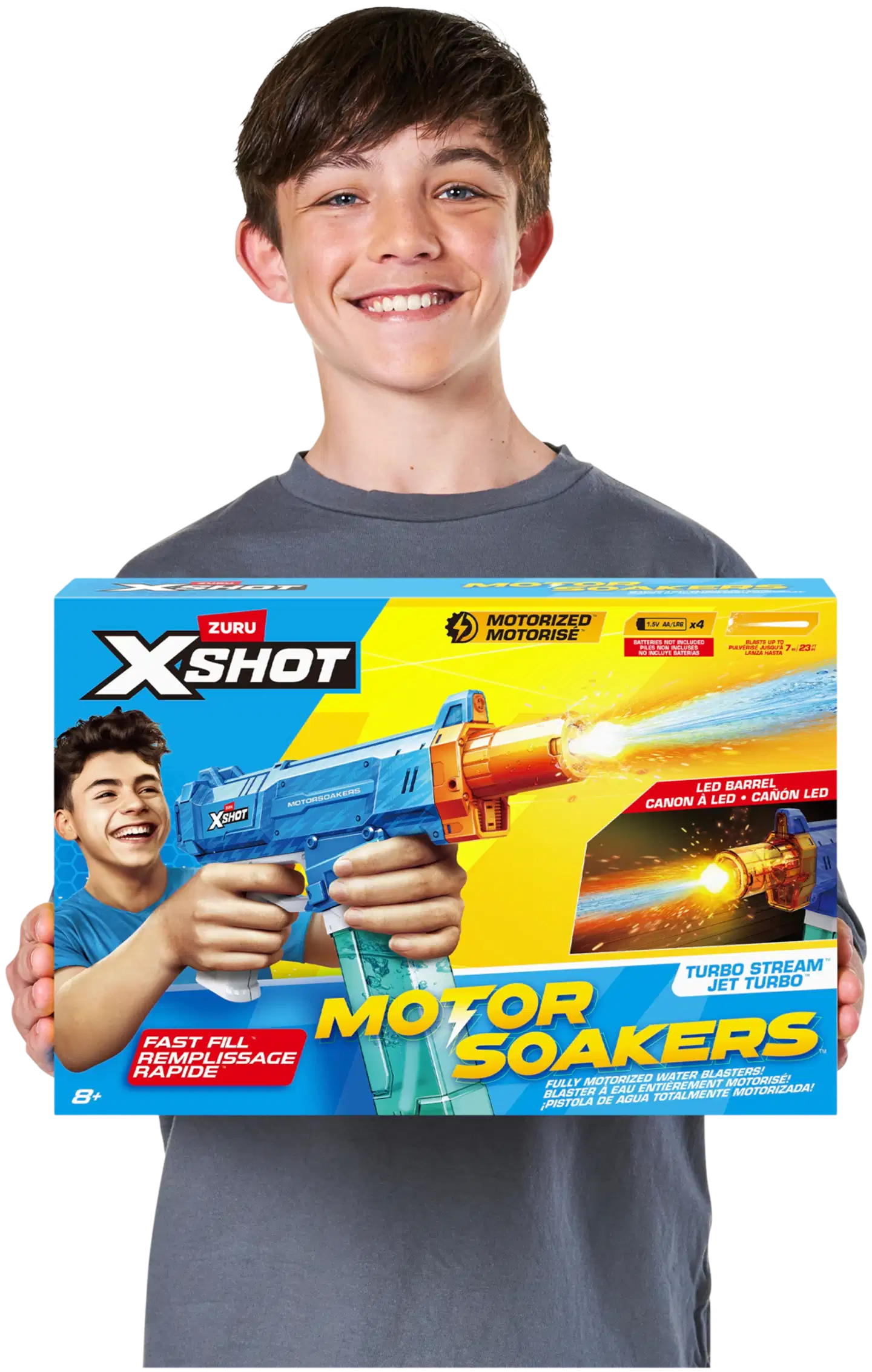 X-SHOT WATER Fast Fill Turbo Stream Motor Soaker vesipyssy - 4