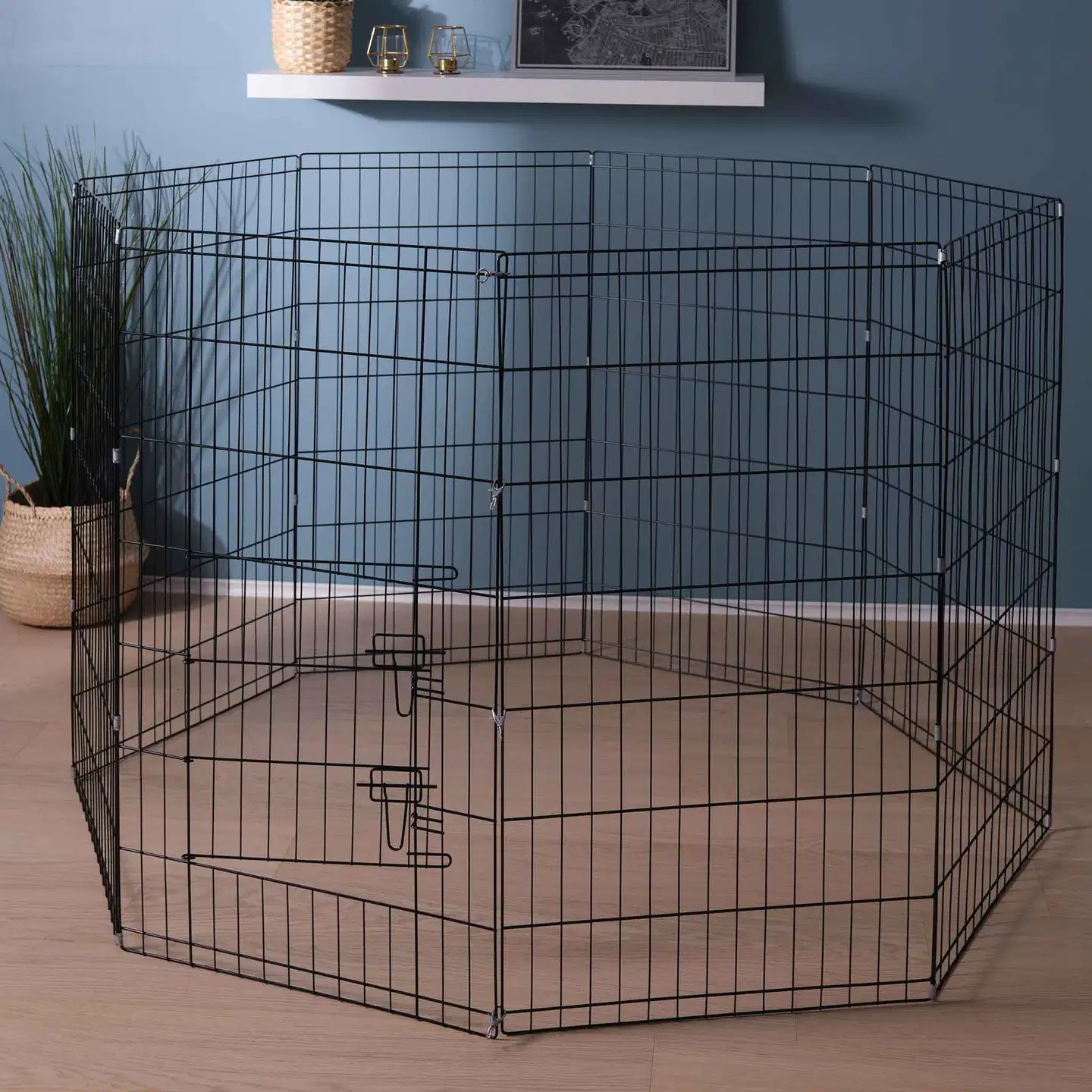 Trekker pentuaitaus 8-paneelia S 61x61 cm musta - 2